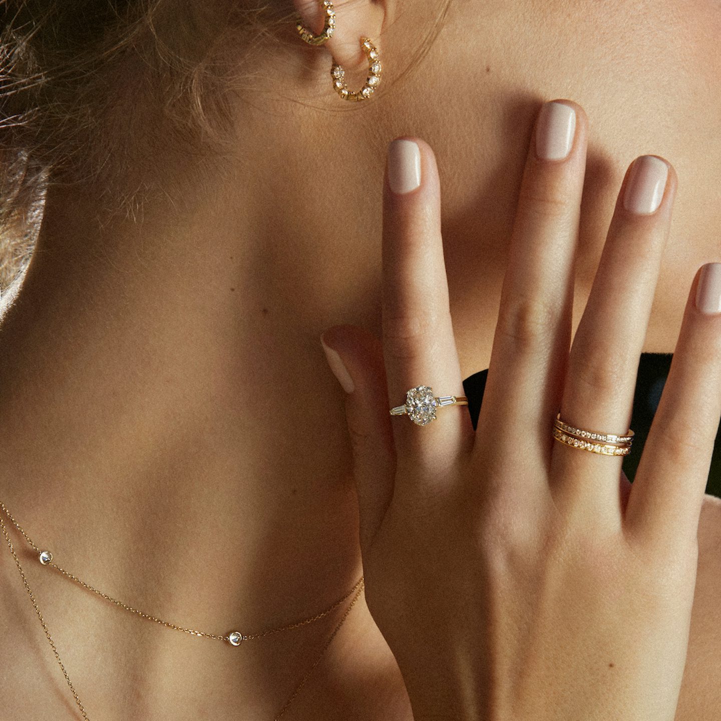 The Devotion Band | Baguette | 18k | Yellow Gold | bandStyle: full | bandVersion: large