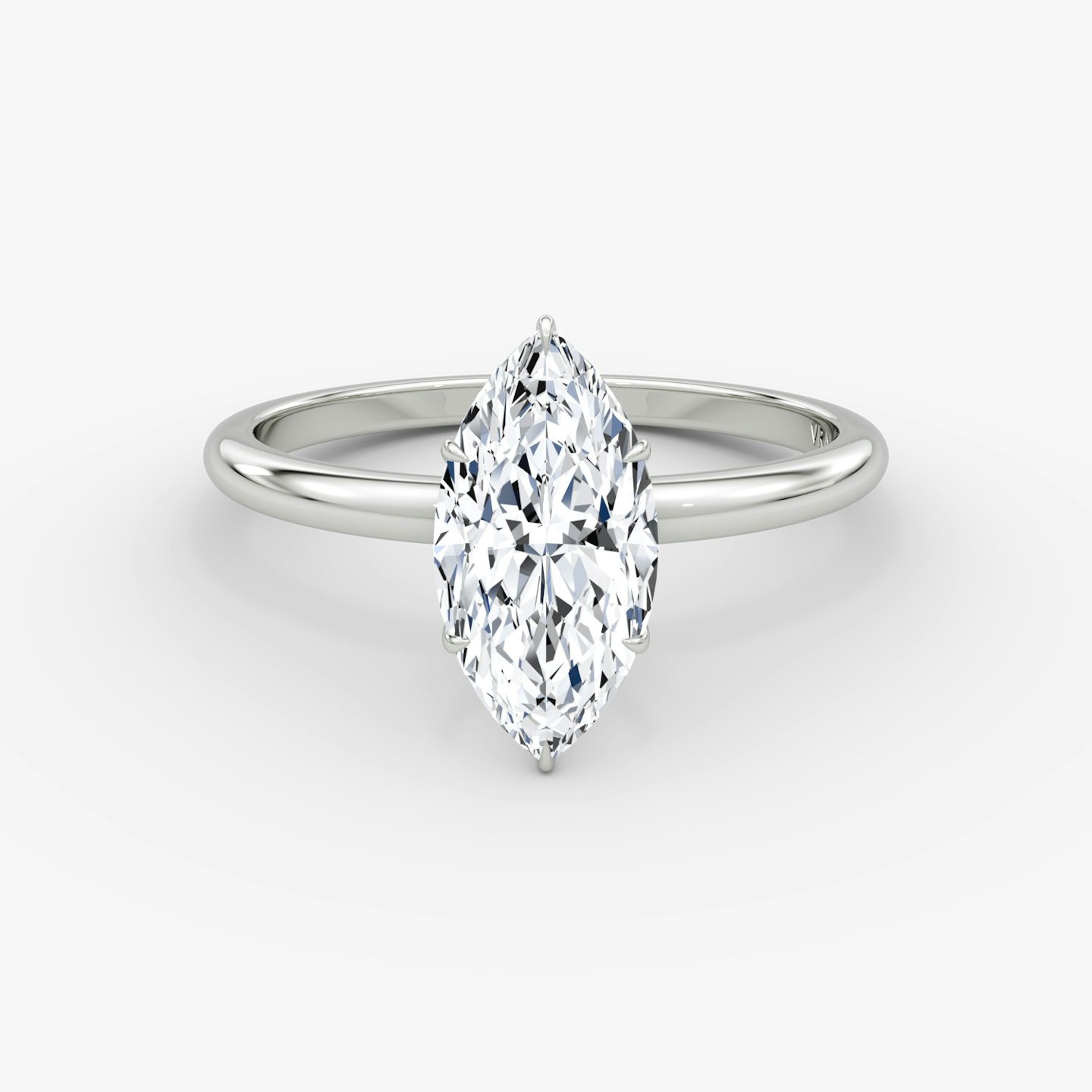 V | Marquise | 18k | Weißgold | bandAccent: Ohne Pavé-Besatz | diamondOrientation: vertical | caratWeight: other