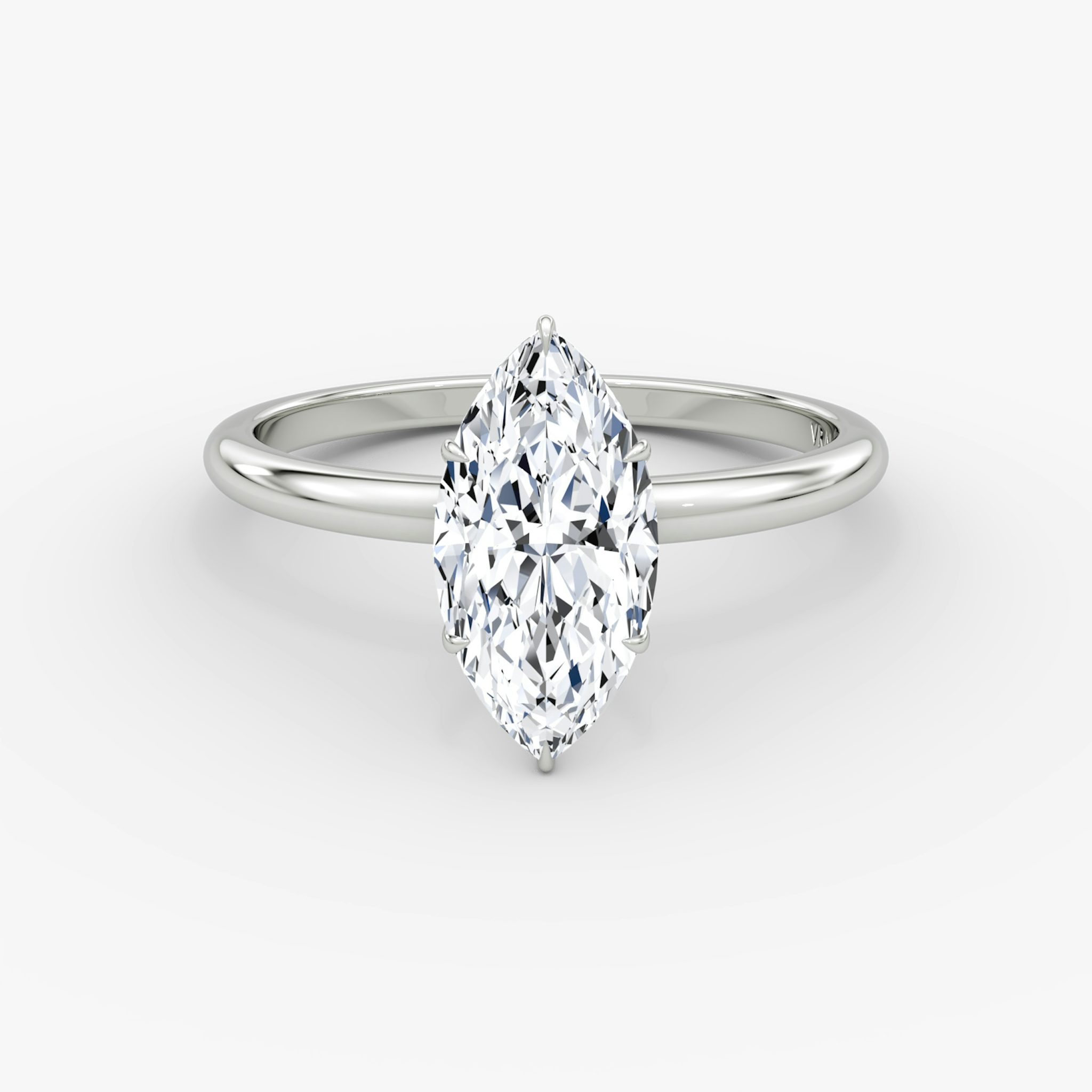 V | Marquise | Platin | bandAccent: Ohne Pavé-Besatz | diamondOrientation: vertical | caratWeight: other