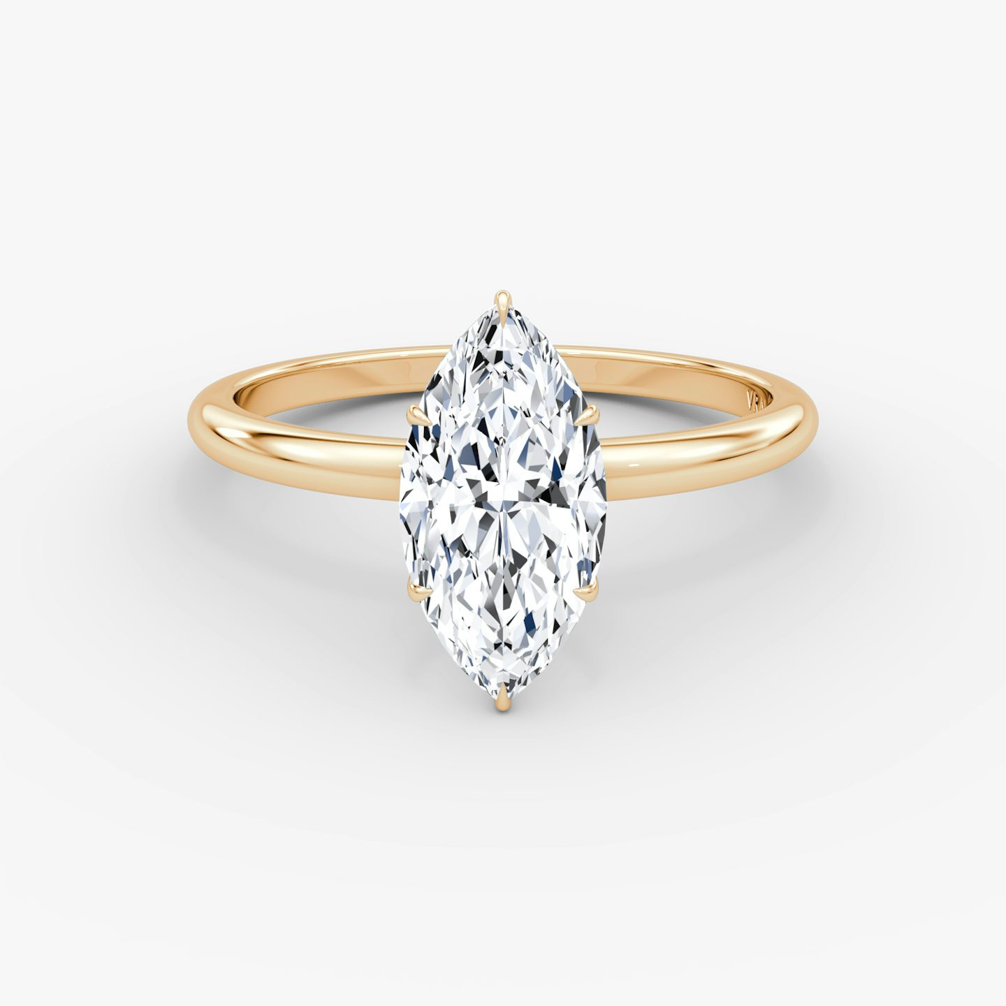 V | Marquise | 14k | Oro rosa | bandAccent: Simple | diamondOrientation: vertical | caratWeight: other