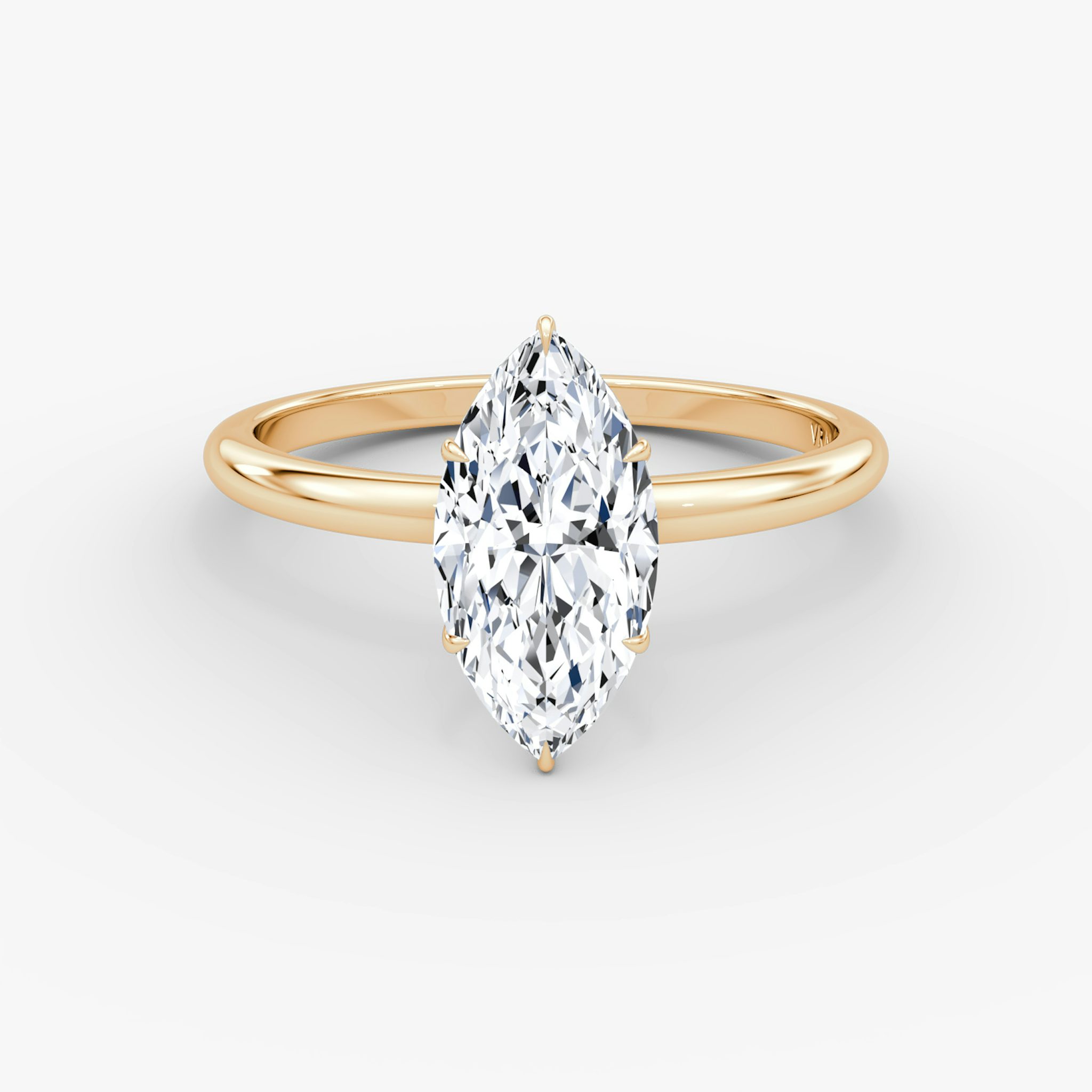V | Marquise | 14k | Roségold | bandAccent: Ohne Pavé-Besatz | diamondOrientation: vertical | caratWeight: other