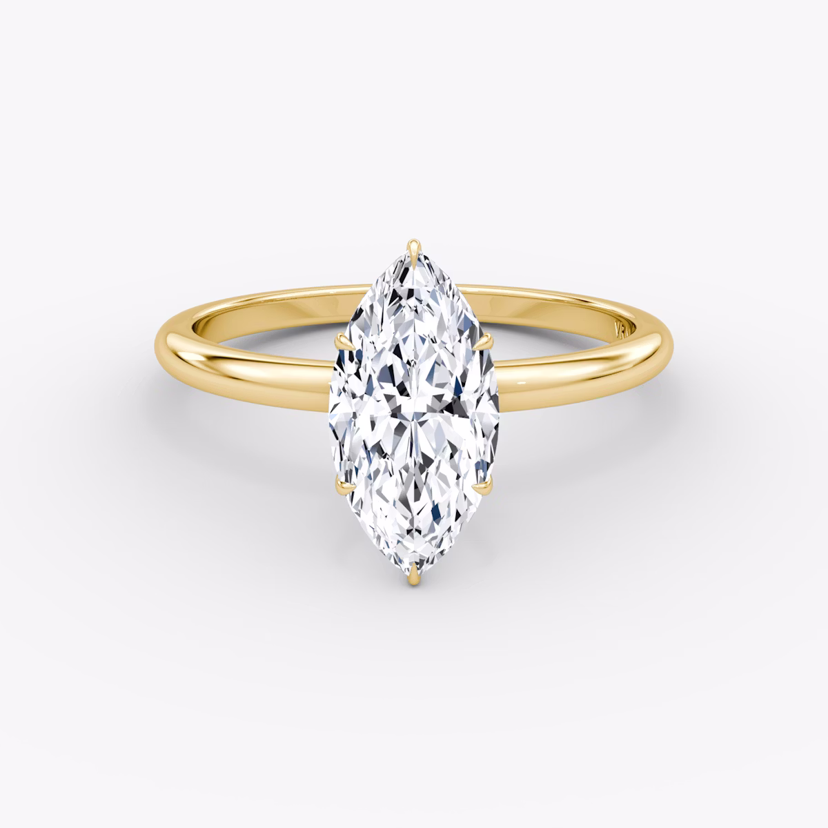 V | Marquise | 18k | Oro amarillo | bandAccent: Simple | diamondOrientation: vertical | caratWeight: other