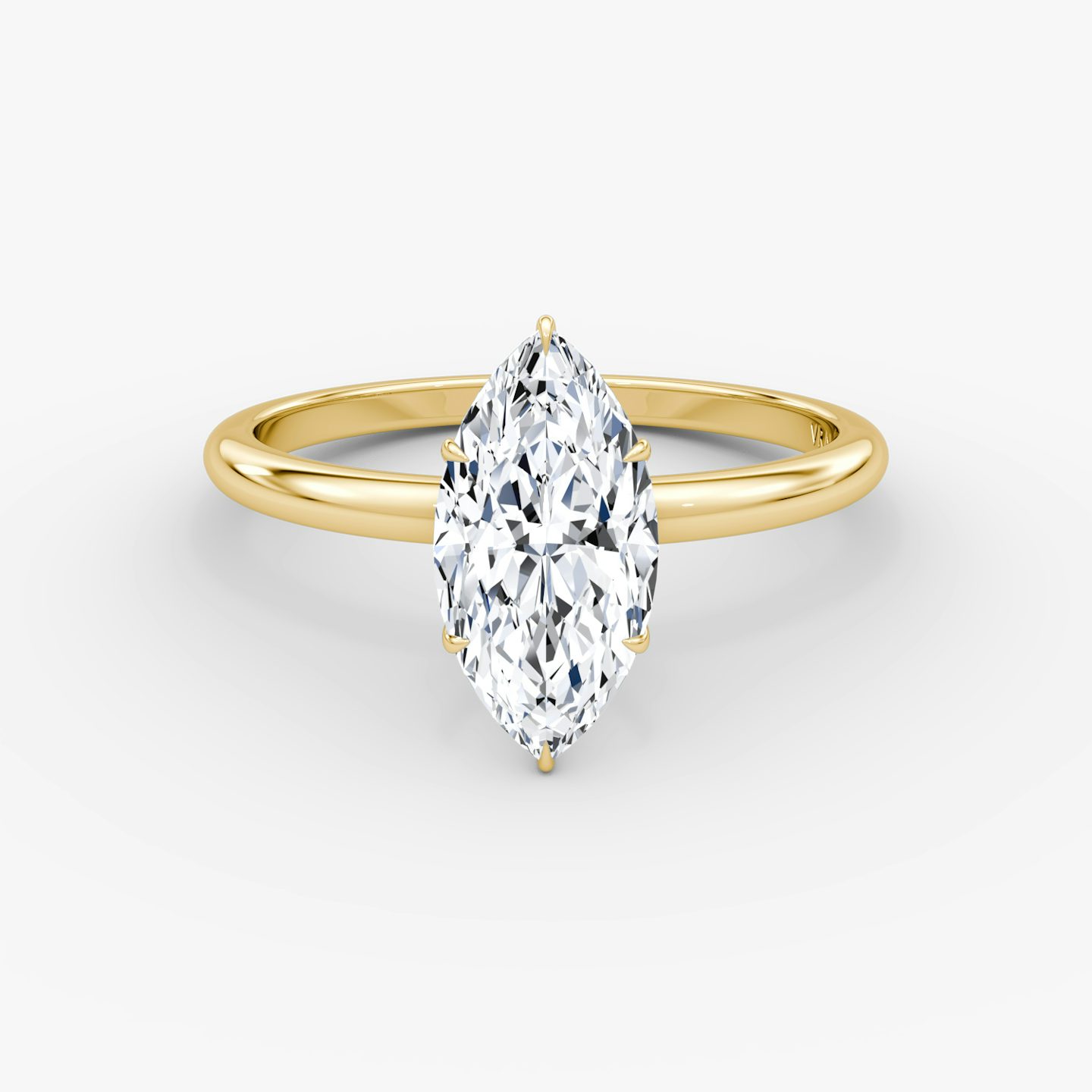 V | Marquise | 18k | Oro amarillo | bandAccent: Simple | diamondOrientation: vertical | caratWeight: other