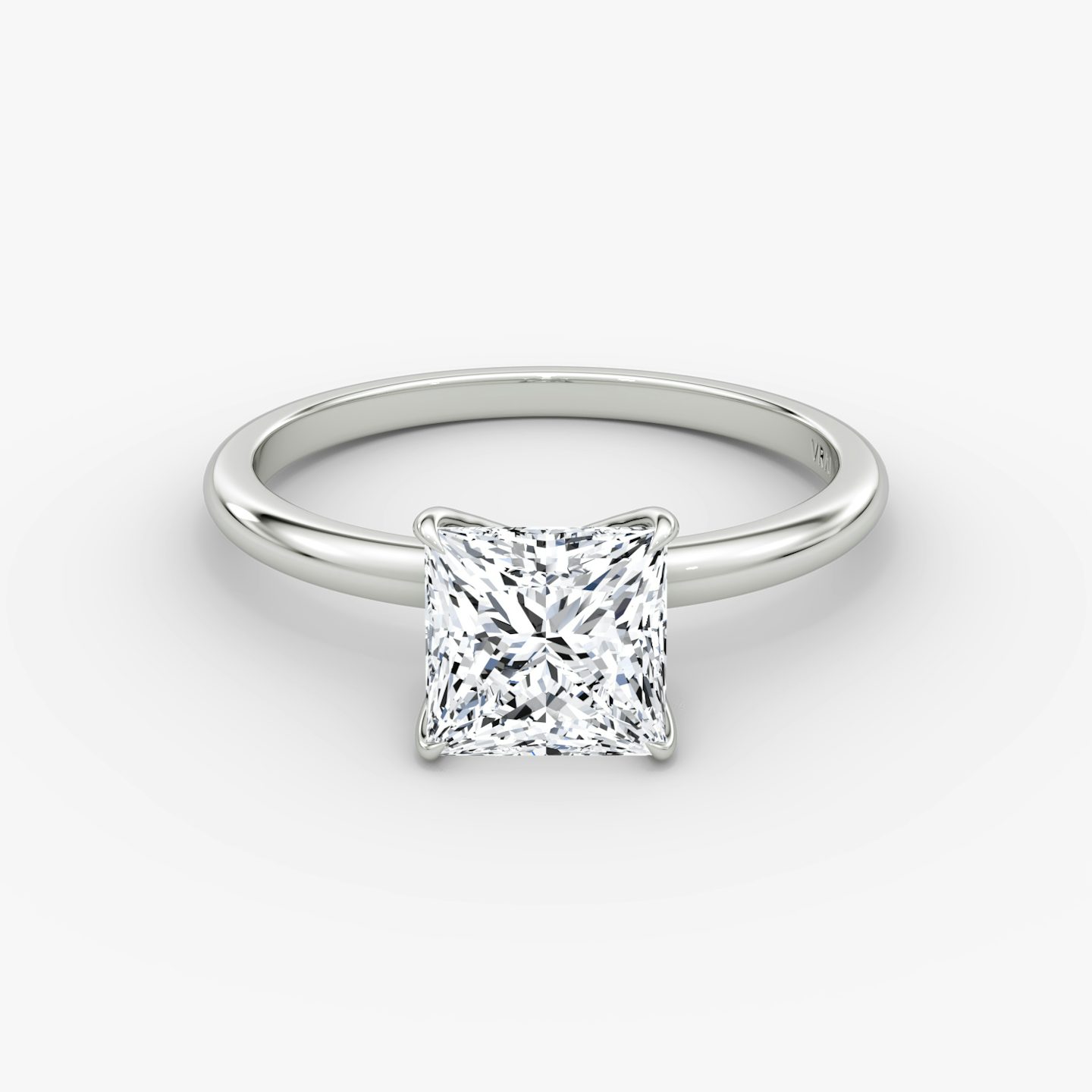 V | Princesa | Platino | bandAccent: Simple | diamondOrientation: vertical | caratWeight: other