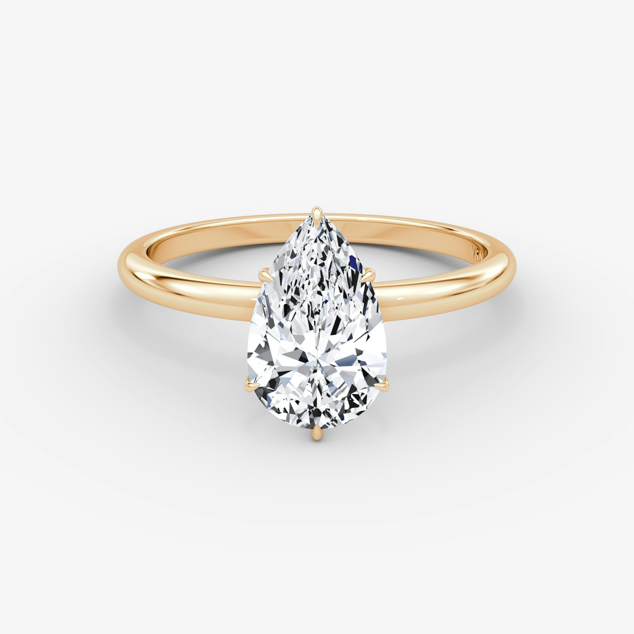 V | Tropfen | 14k | Roségold | bandAccent: Ohne Pavé-Besatz | diamondOrientation: vertical | caratWeight: other