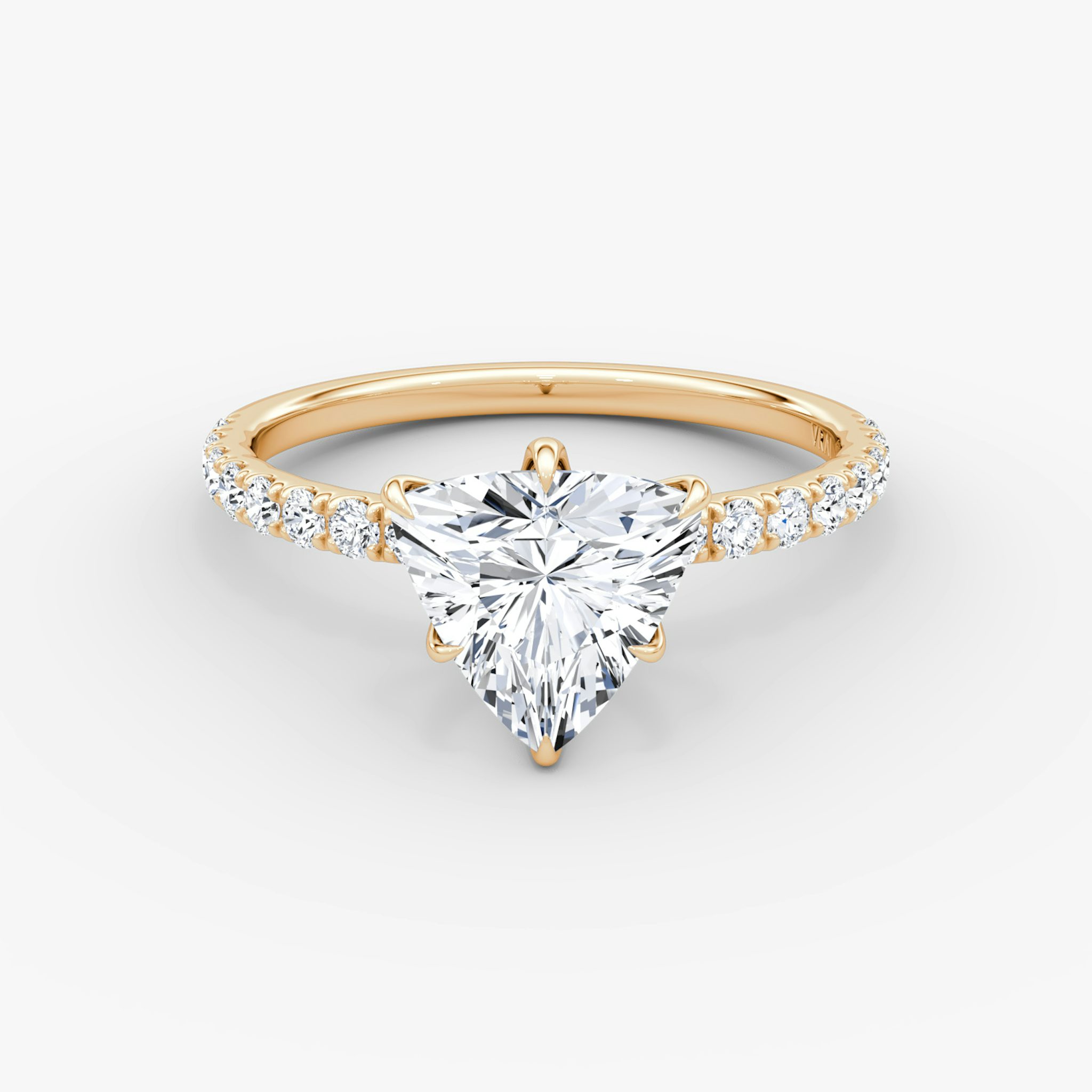 V | Trillón | 14k | Oro rosa | bandAccent: Pavé | diamondOrientation: vertical | caratWeight: other