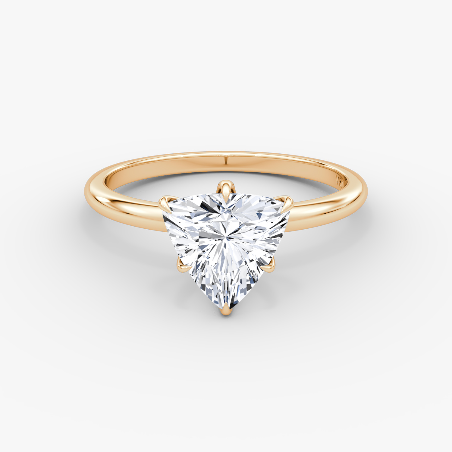 V | Trillant | 14k | Roségold | bandAccent: Ohne Pavé-Besatz | diamondOrientation: vertical | caratWeight: other