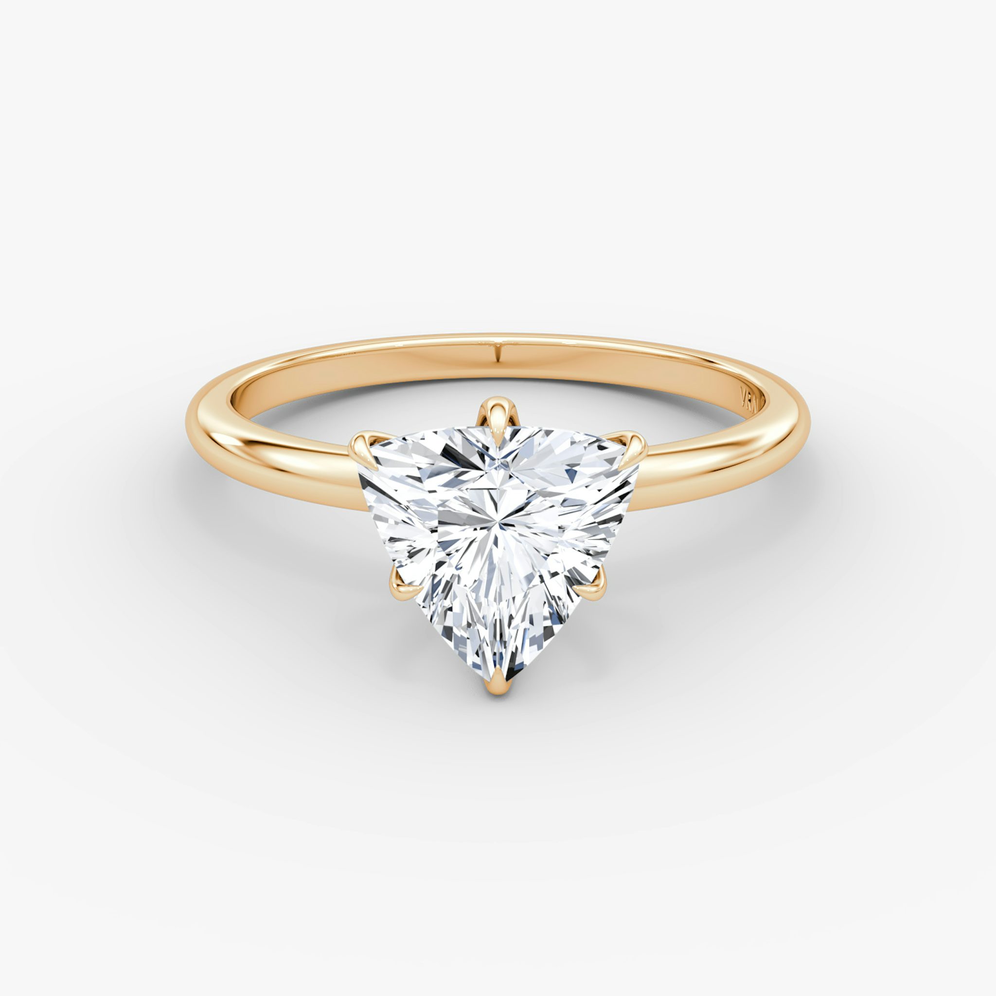 V | Trillant | 14k | Roségold | bandAccent: Ohne Pavé-Besatz | diamondOrientation: vertical | caratWeight: other