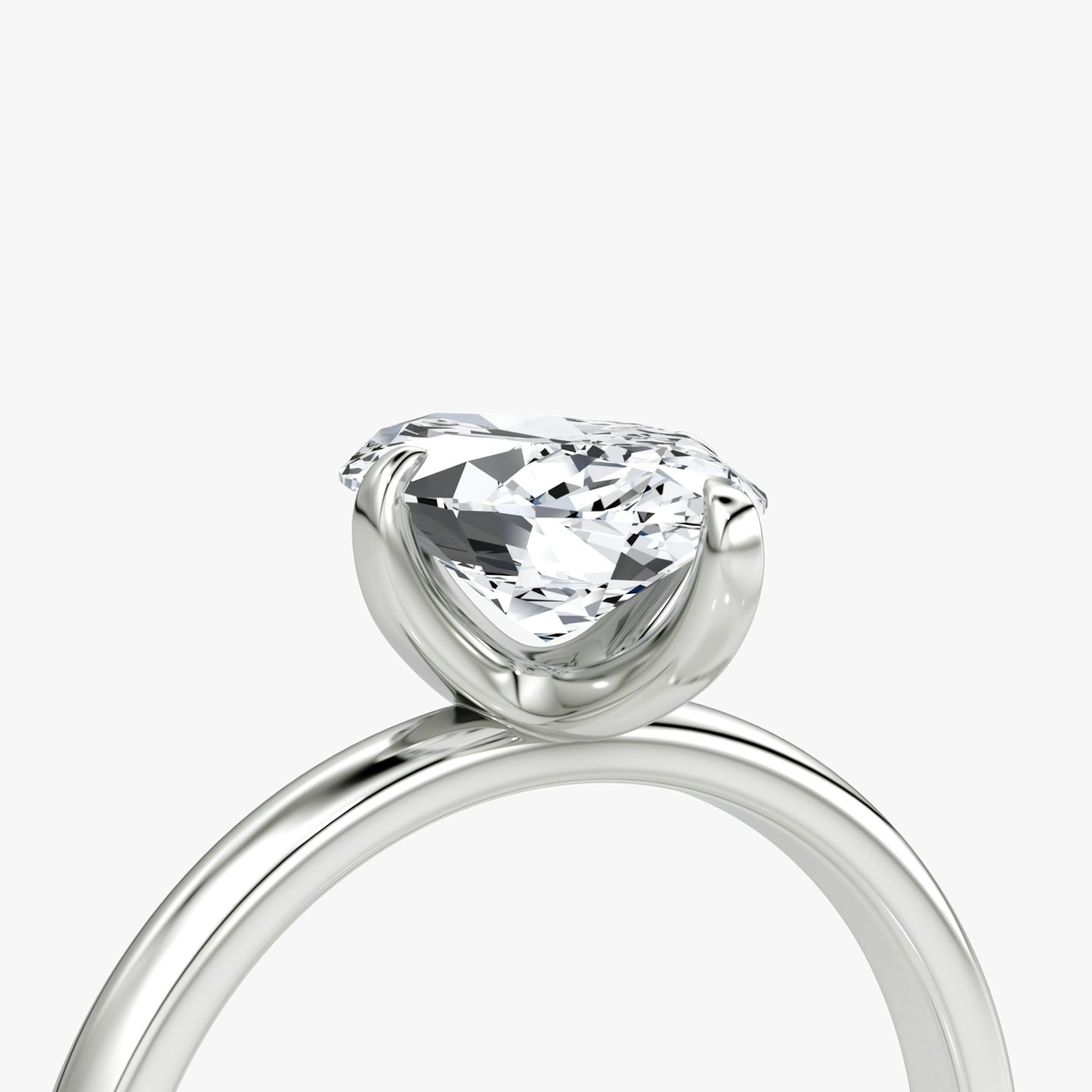 The Classic | Marquise | Platinum | bandAccent: Plain | bandWidth: large | diamondOrientation: vertical | caratWeight: other