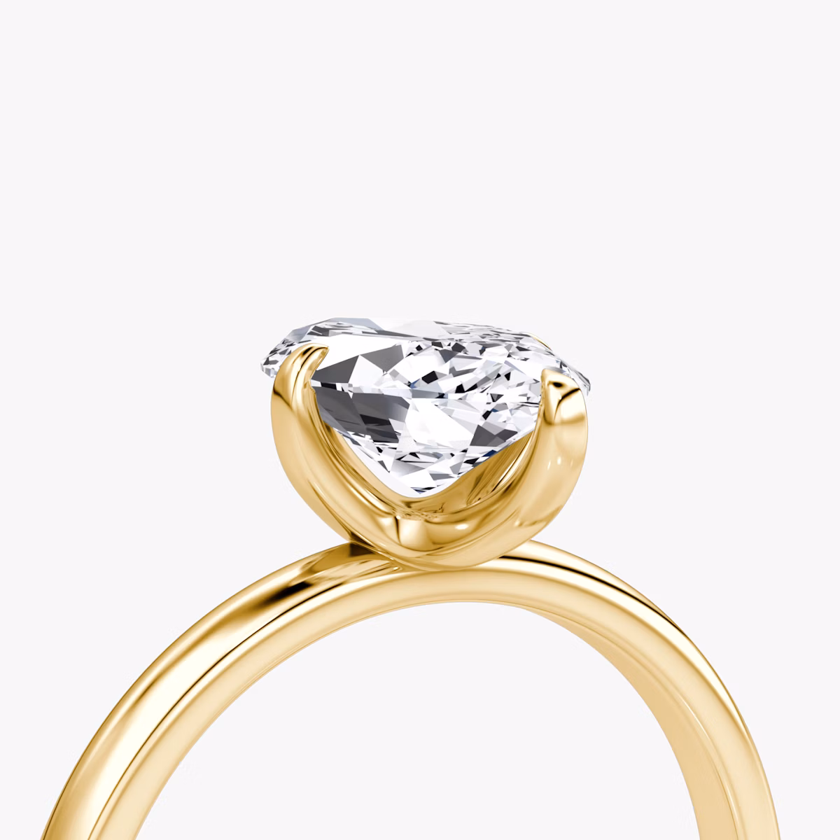Classic | Marquise | 18k | Gelbgold | bandAccent: Ohne Pavé-Besatz | bandWidth: large | diamondOrientation: vertical | caratWeight: other