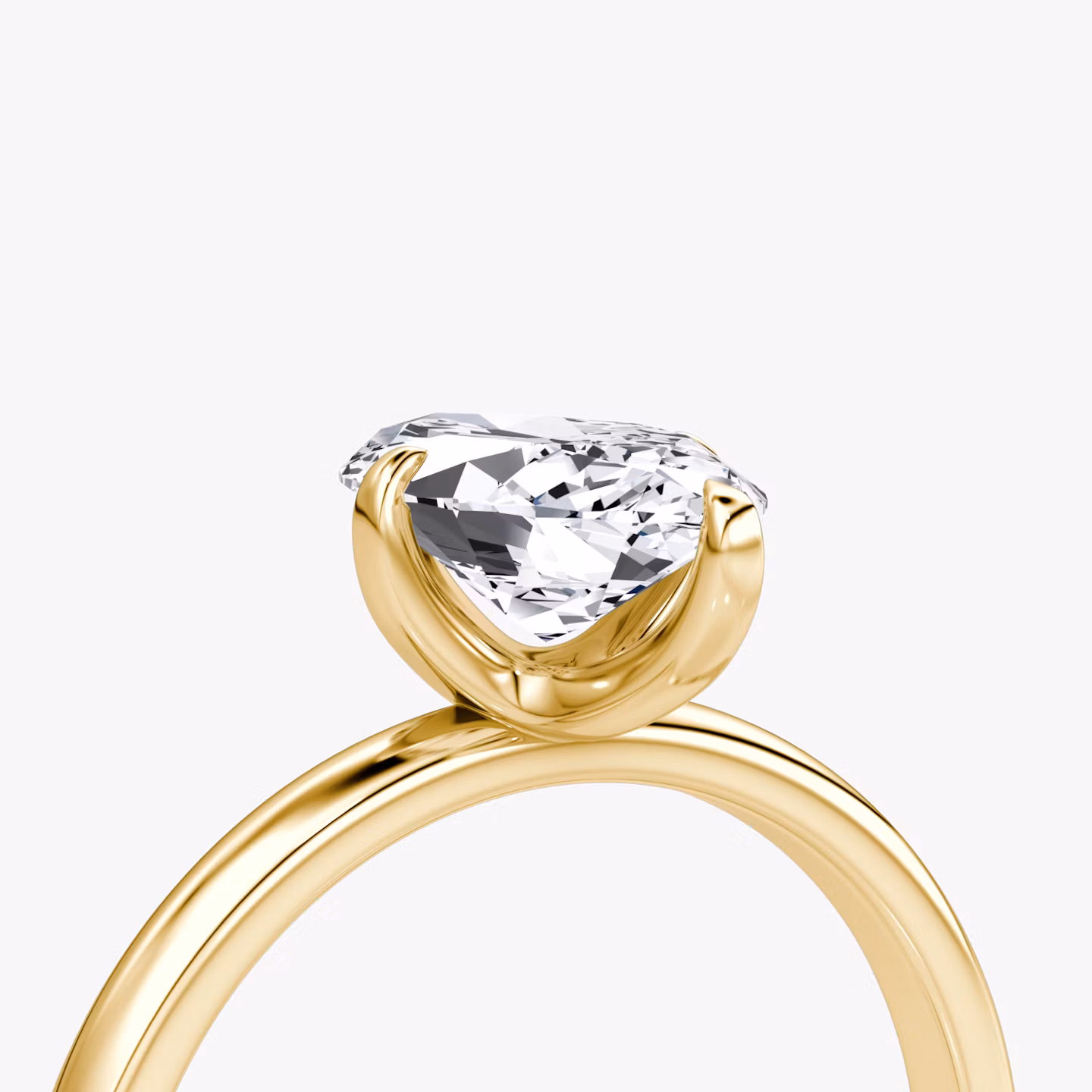 The Classic | Marquise | 18k | Yellow Gold | bandAccent: Plain | bandWidth: large | diamondOrientation: vertical | caratWeight: other