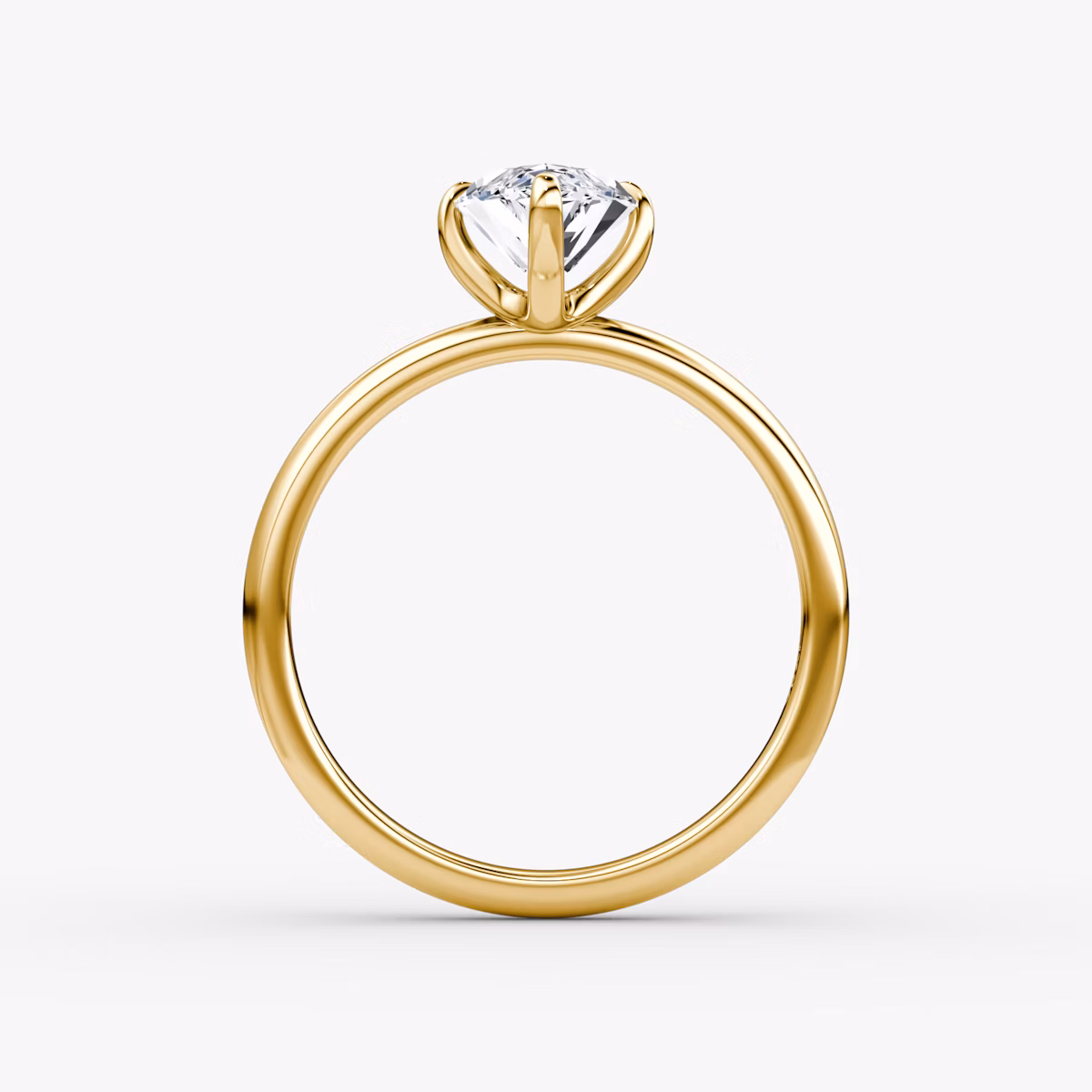 Classic | Marquise | 18k | Gelbgold | bandAccent: Ohne Pavé-Besatz | bandWidth: large | diamondOrientation: vertical | caratWeight: other