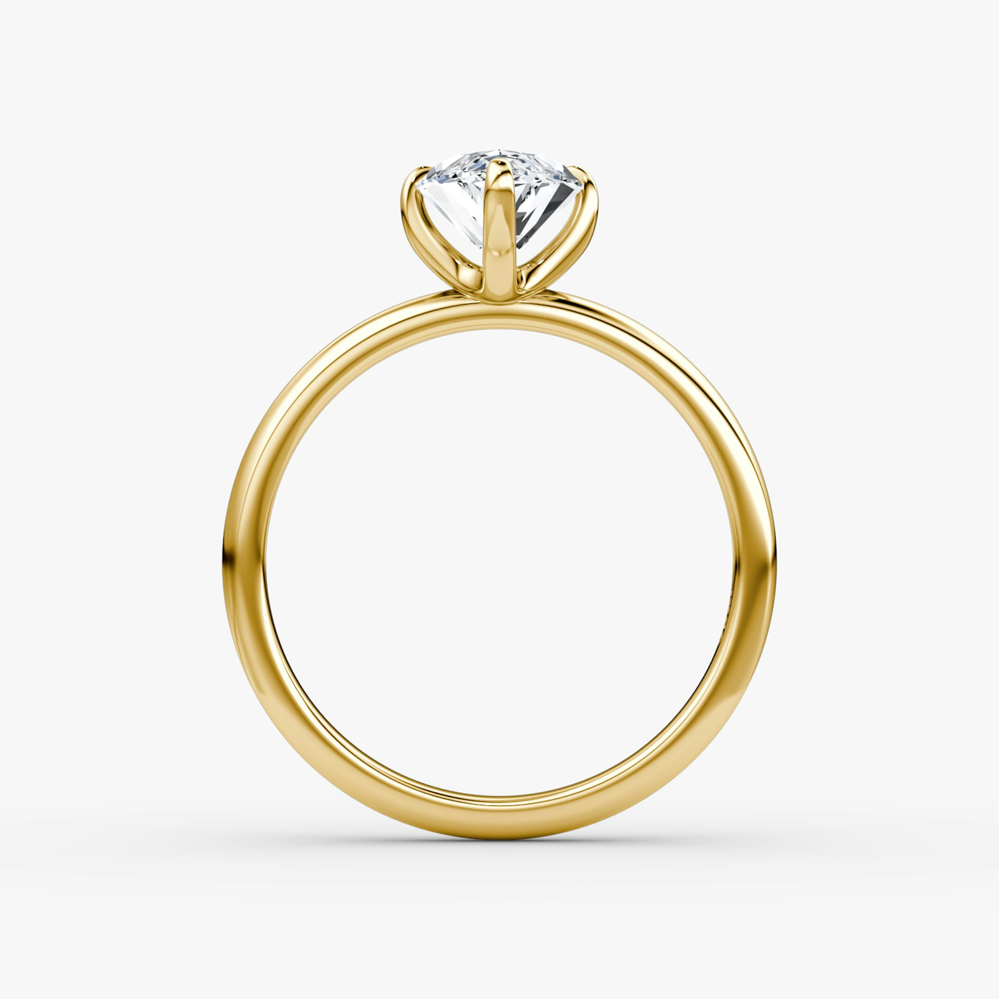 The Classic | Marquise | 18k | Yellow Gold | bandAccent: Plain | bandWidth: large | diamondOrientation: vertical | caratWeight: other