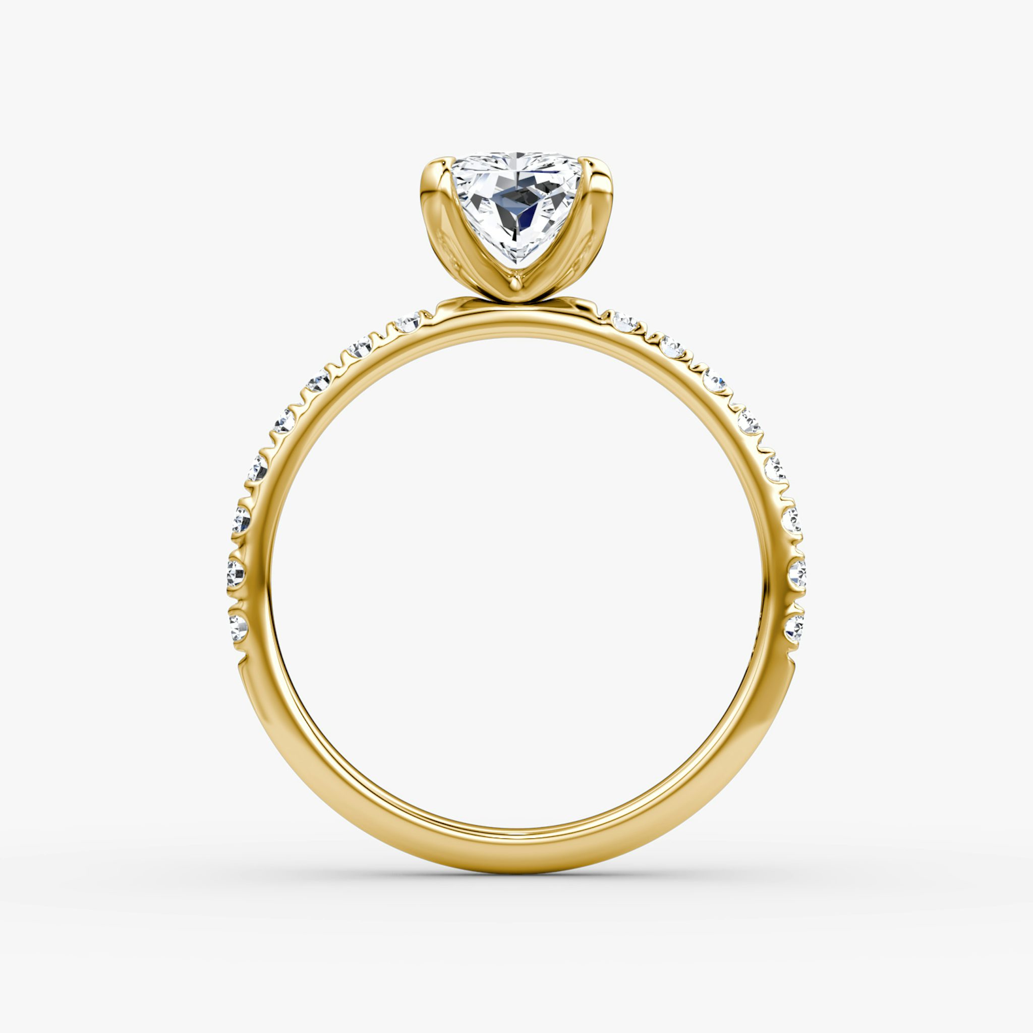 The Classic | Radiant | 18k | Yellow Gold | bandAccent: Pavé | bandWidth: large | diamondOrientation: vertical | caratWeight: other