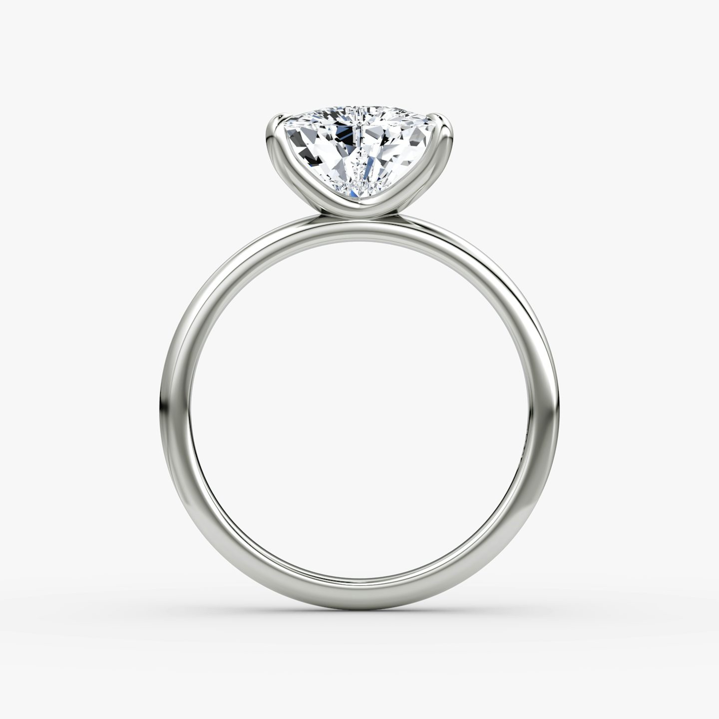 The Classic | Trillion | Platinum | bandAccent: Plain | bandWidth: large | diamondOrientation: vertical | caratWeight: other