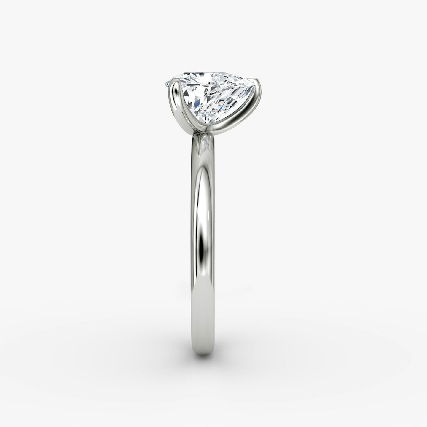 The Classic | Trillion | Platinum | bandAccent: Plain | bandWidth: large | diamondOrientation: vertical | caratWeight: other