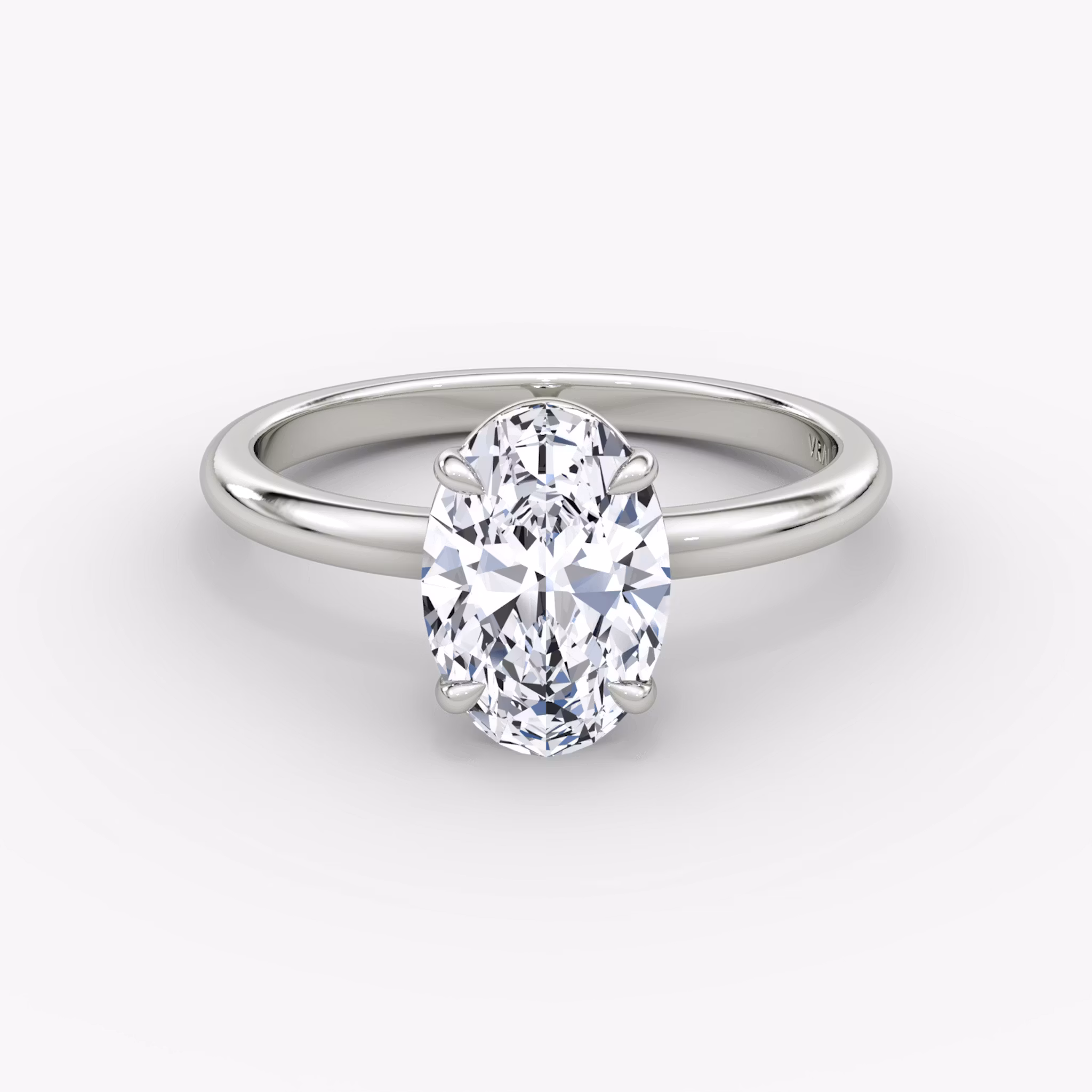 Signature Oval | White Gold