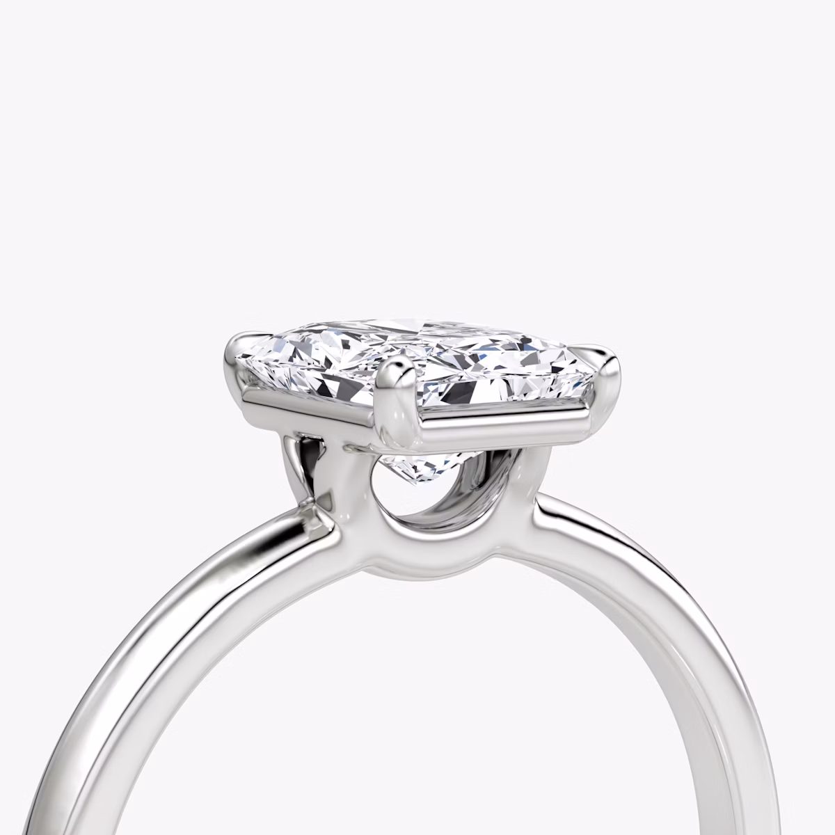 The Signature | Radiant | Platinum | bandAccent: Plain | bandWidth: large | hiddenHalo: no | diamondOrientation: vertical | caratWeight: other
