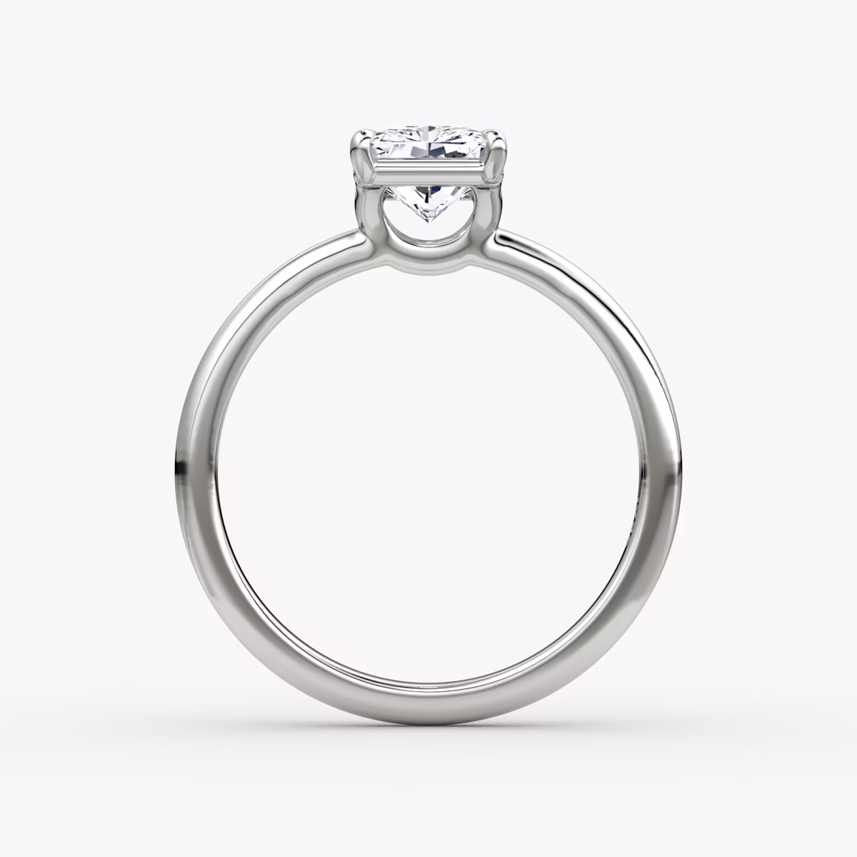 The Signature | Radiant | Platinum | bandAccent: Plain | bandWidth: large | hiddenHalo: no | diamondOrientation: vertical | caratWeight: other