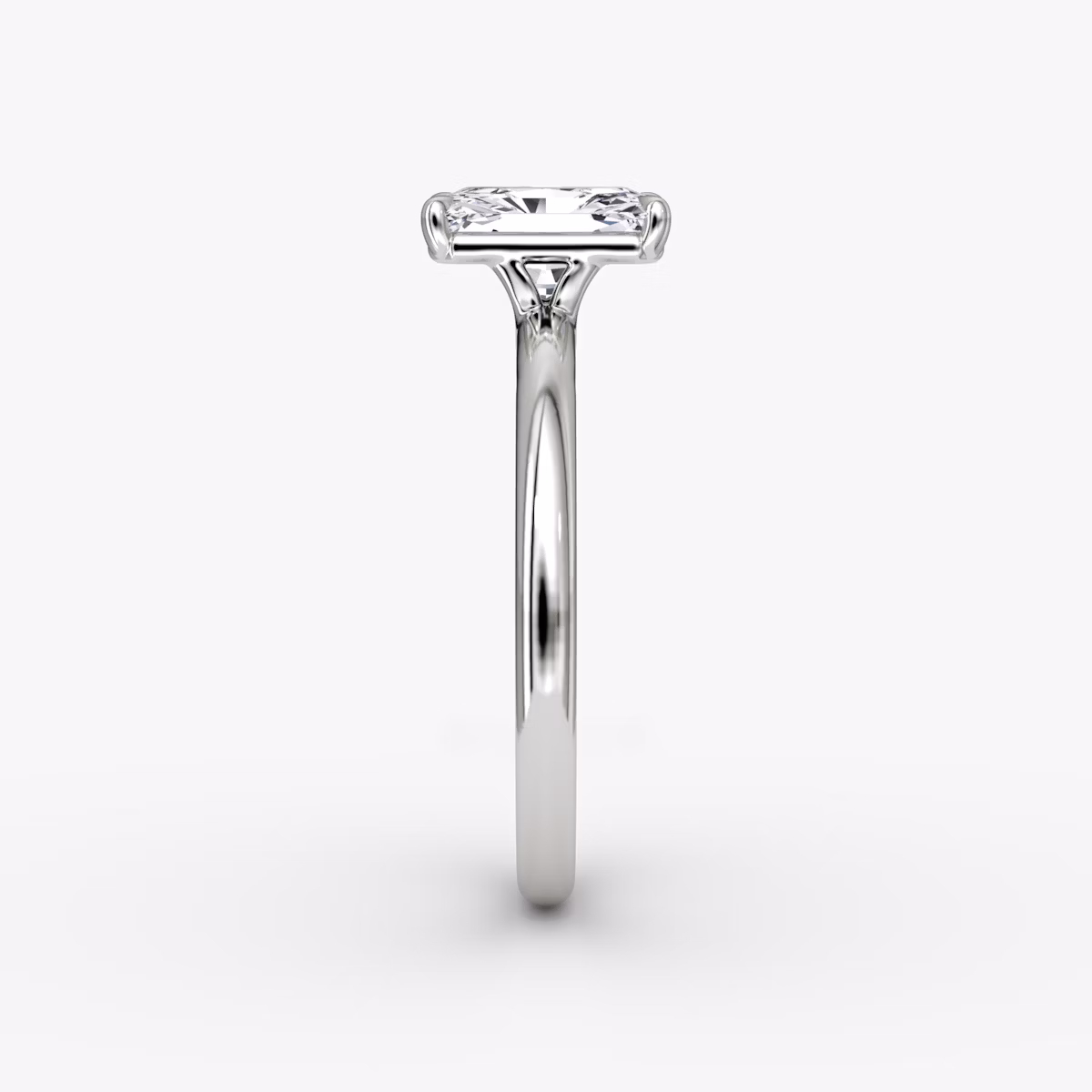 The Signature | Radiant | Platinum | bandAccent: Plain | bandWidth: large | hiddenHalo: no | diamondOrientation: vertical | caratWeight: other