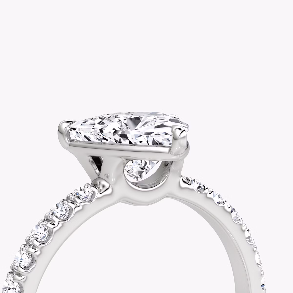 The Signature | Trillion | Platinum | bandAccent: Pavé | bandWidth: large | hiddenHalo: no | diamondOrientation: vertical | caratWeight: other