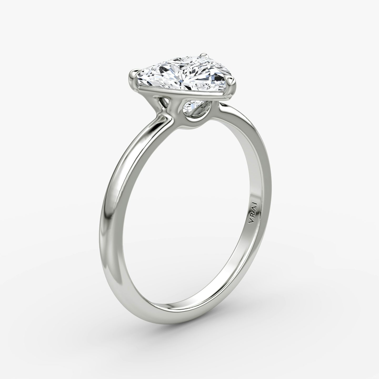 The Signature | Trillion | Platinum | bandAccent: Plain | bandWidth: large | hiddenHalo: no | diamondOrientation: vertical | caratWeight: other