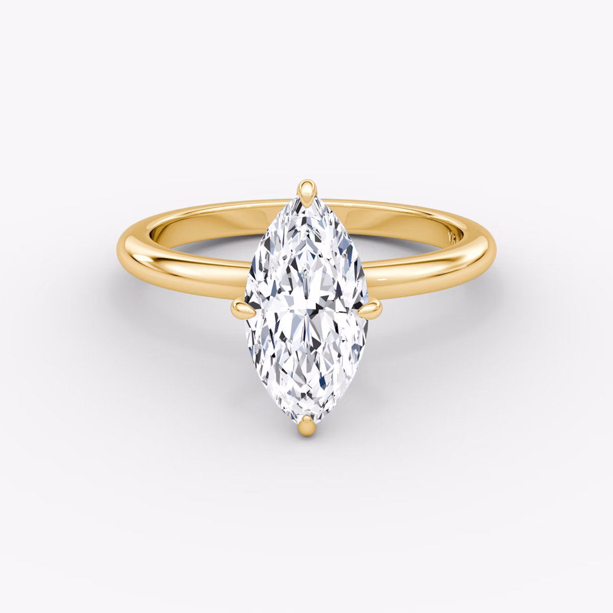 Veiled Halo | Marquise | 18k | Gelbgold | bandAccent: Ohne Pavé-Besatz | diamondOrientation: vertical | caratWeight: other