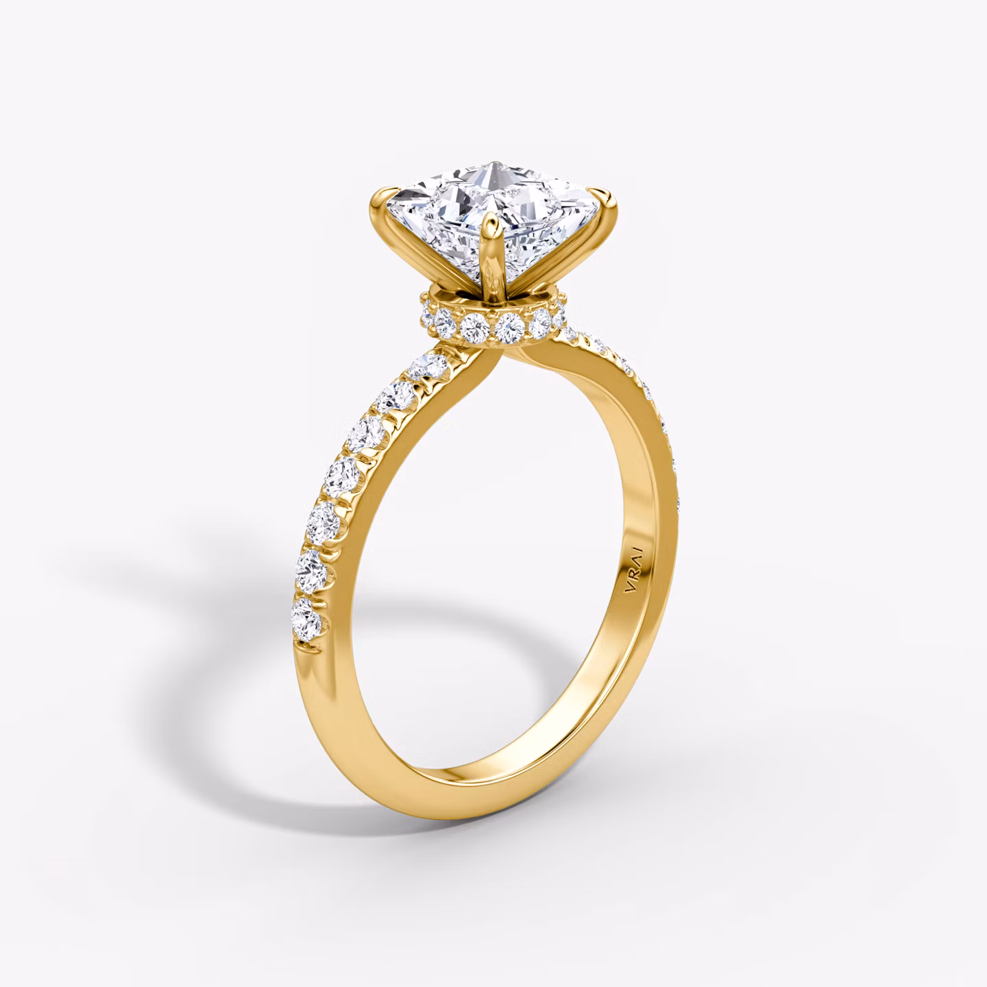 The Veiled Halo Princess | Yellow Gold