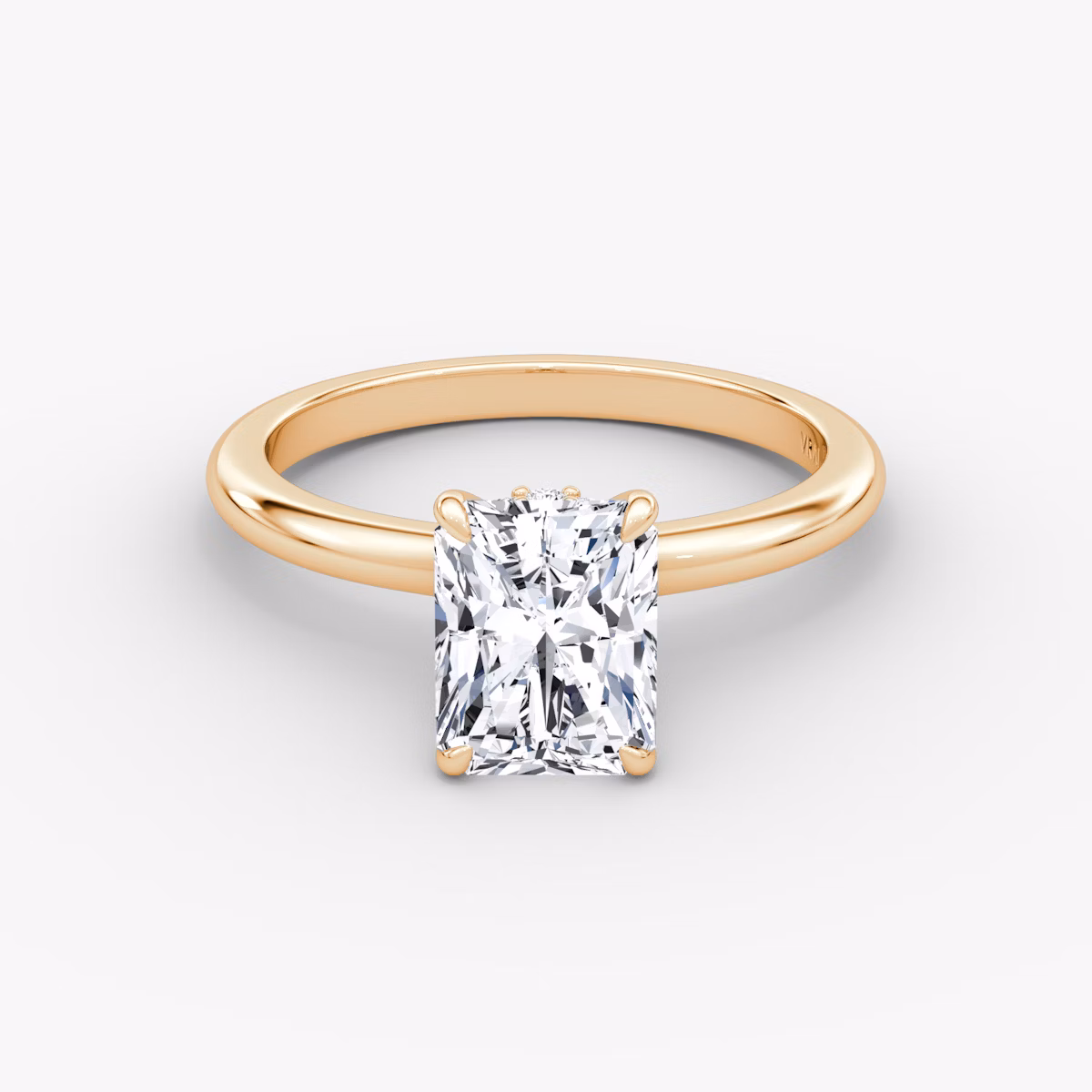 Veiled Halo | Radiant | 14k | Roségold | bandAccent: Ohne Pavé-Besatz | diamondOrientation: vertical | caratWeight: other