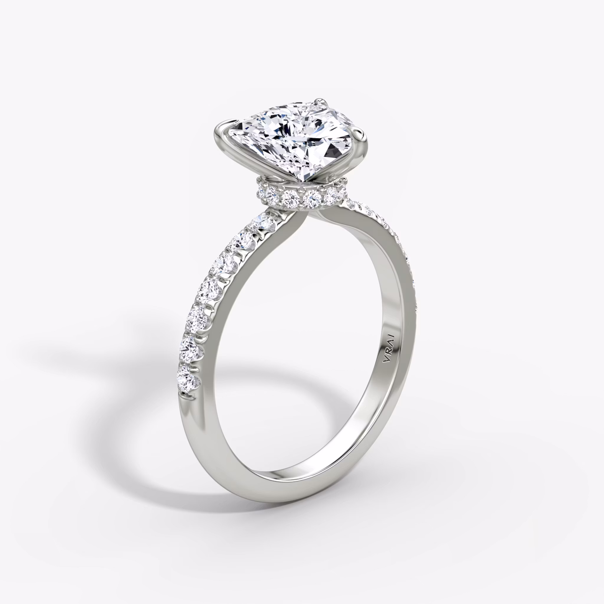 The Veiled Halo Trillion | White Gold
