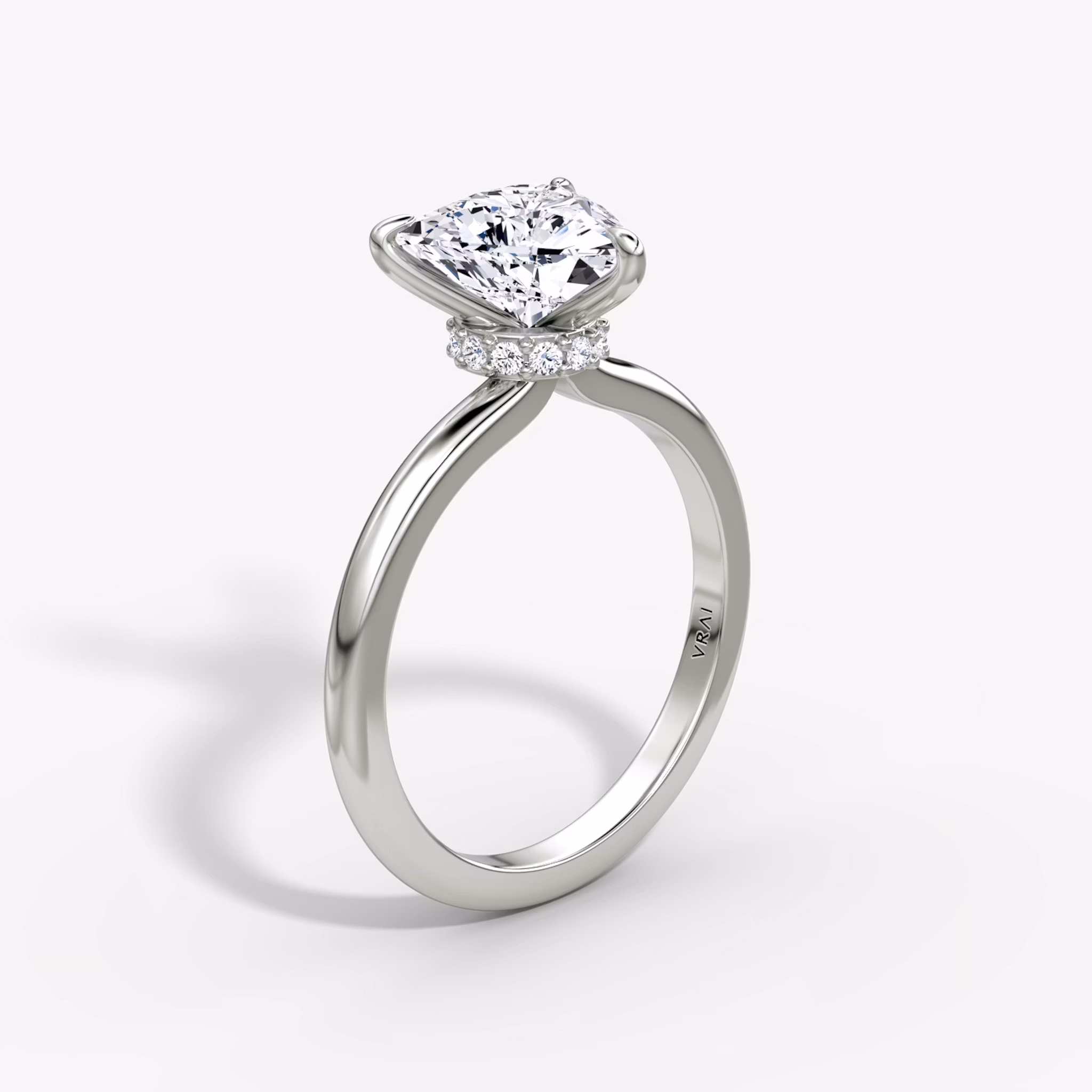 The Veiled Halo Trillion | White Gold