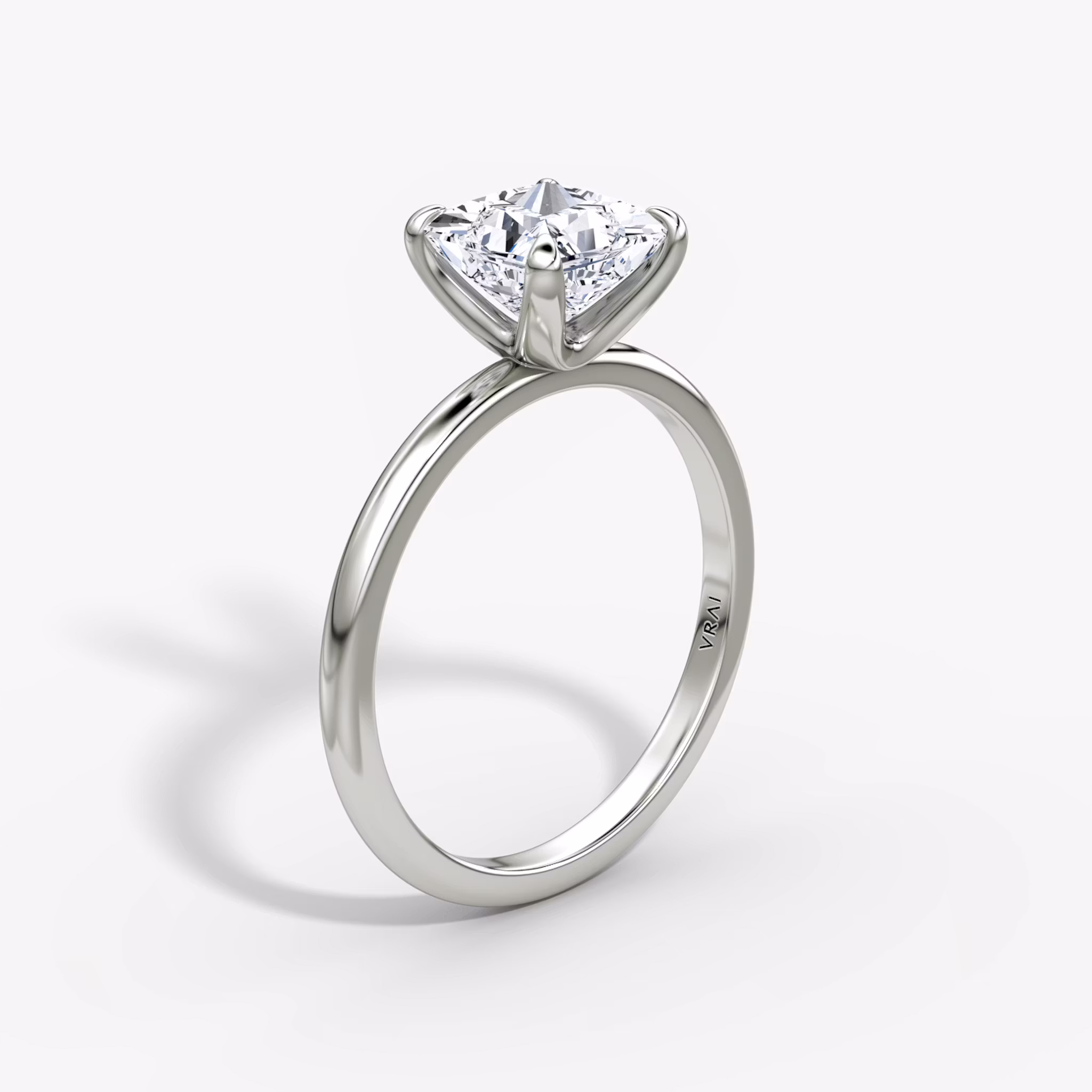 The Classic Princess | White Gold