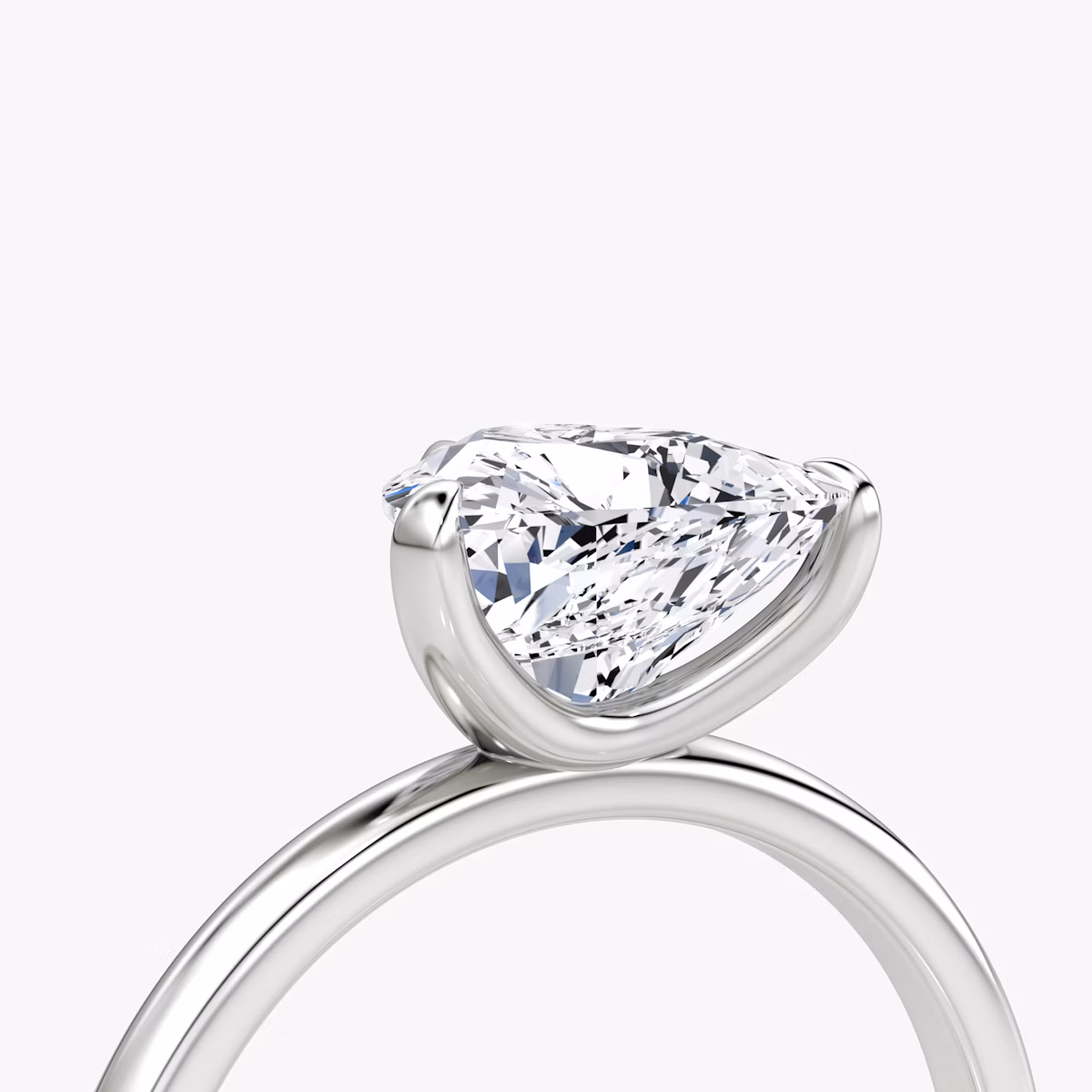 The Classic | Trillion | Platinum | bandAccent: Plain | bandWidth: standard | diamondOrientation: vertical | caratWeight: other