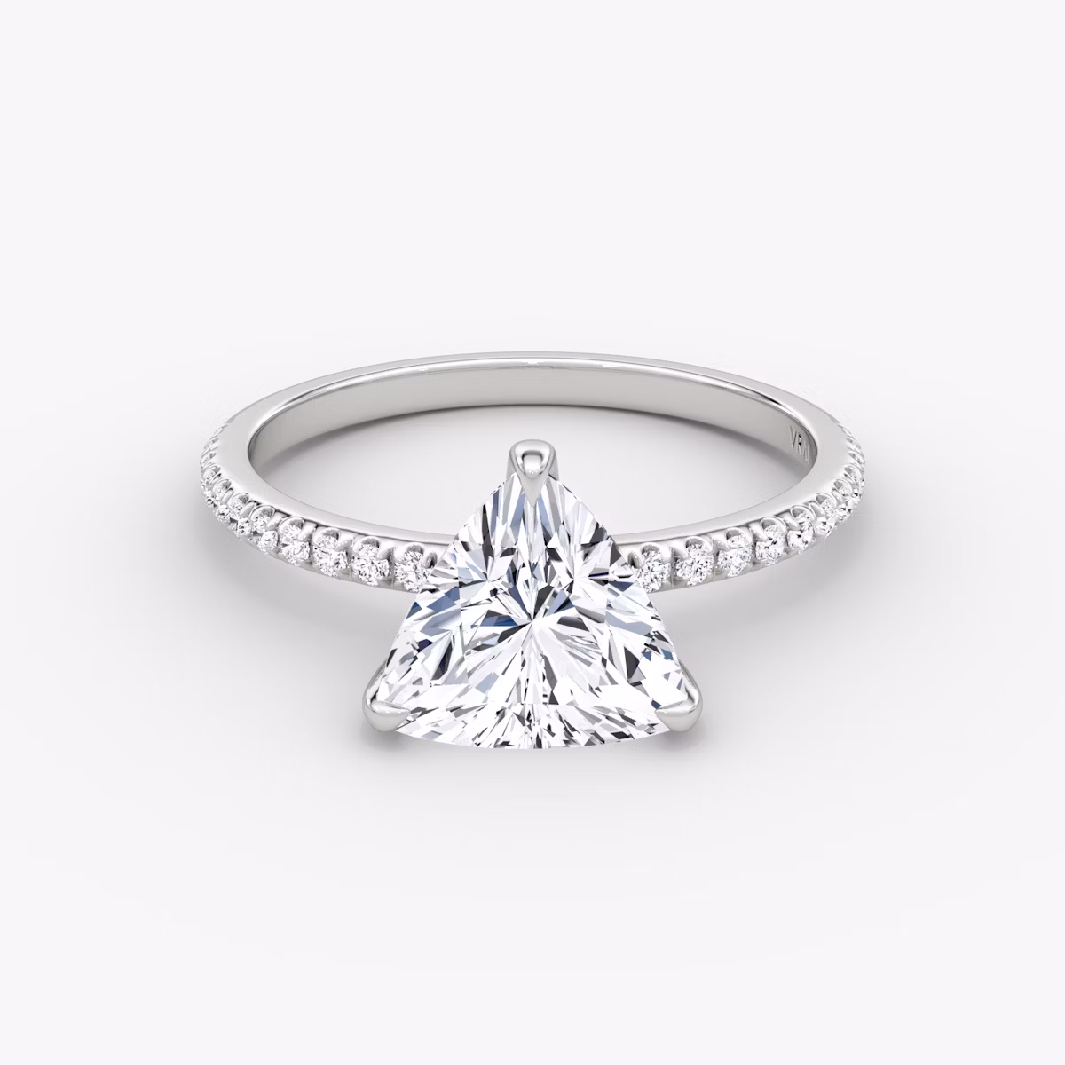 Classic | Trillant | 18k | Weißgold | bandAccent: Mit Pavé-Besatz | bandWidth: standard | diamondOrientation: vertical | caratWeight: other