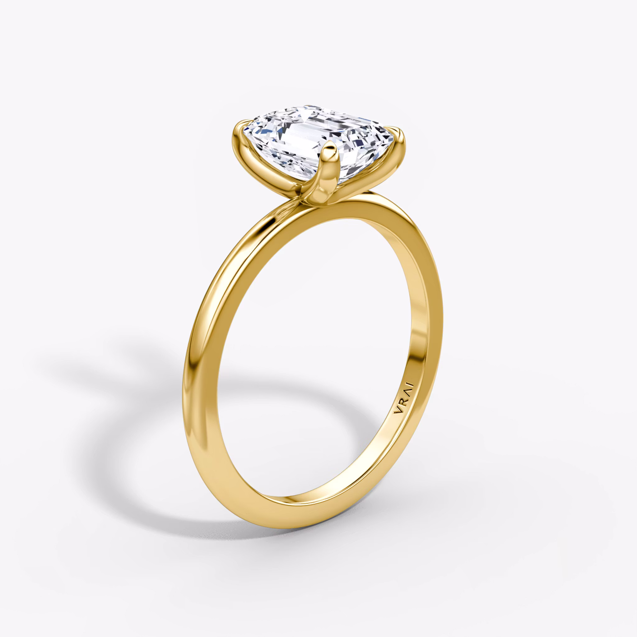 The Classic Emerald | Yellow Gold