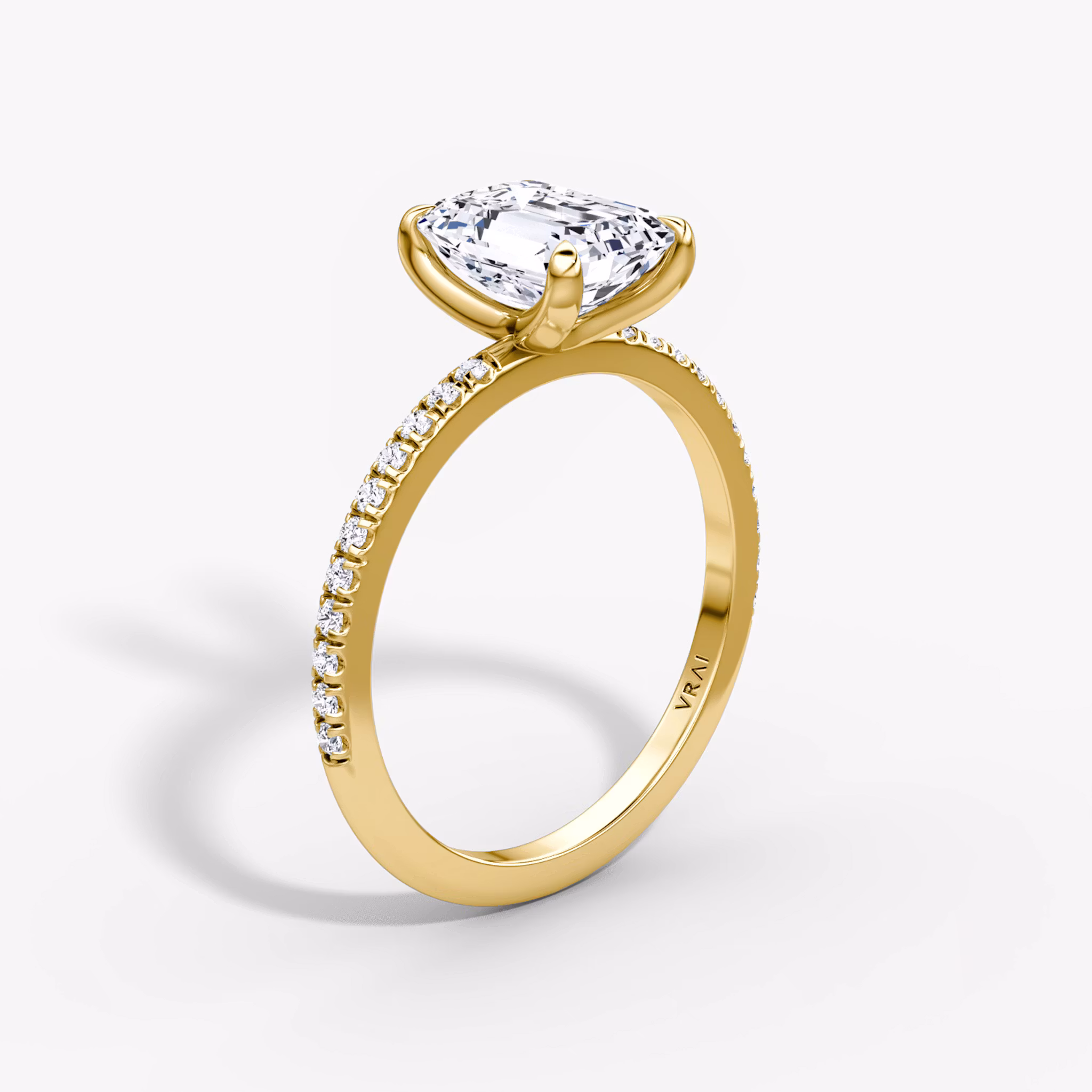 Classic Emerald | Yellow Gold