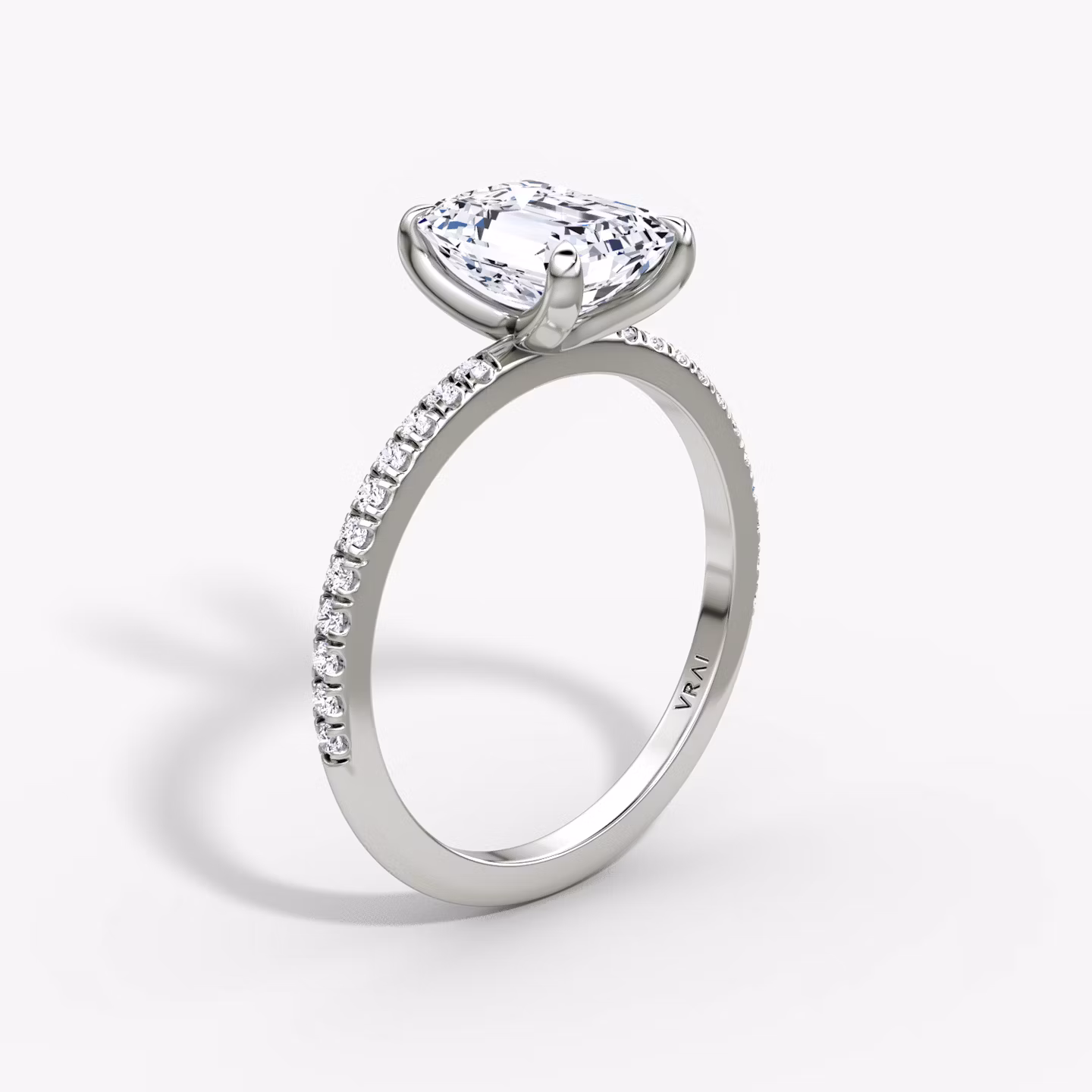 The Classic Emerald | White Gold