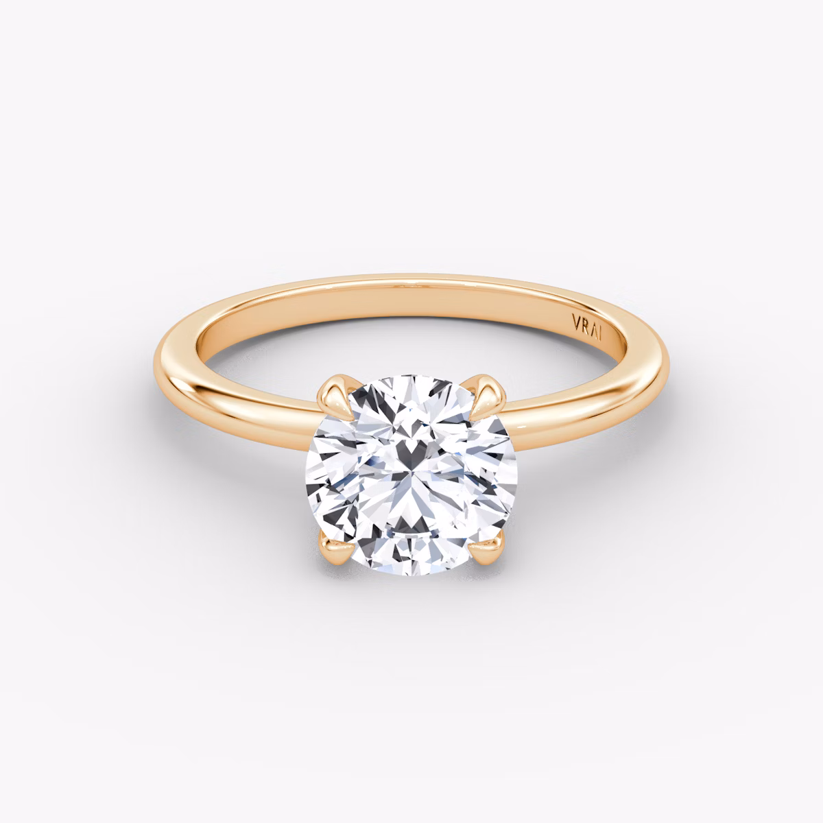 Classic | Rund | 14k | Roségold | bandAccent: Ohne Pavé-Besatz | bandWidth: standard | caratWeight: 1.5ct | diamondOrientation: vertical