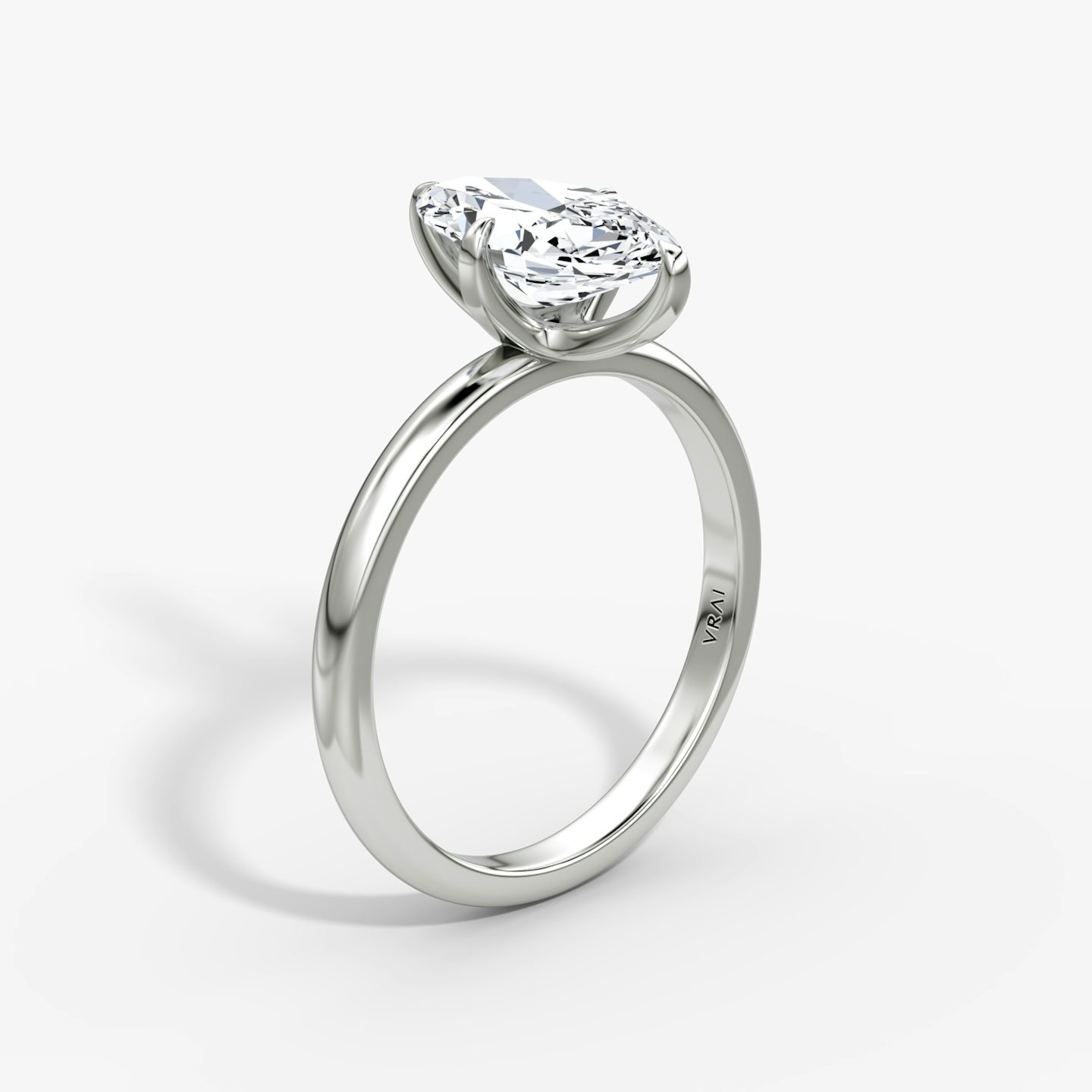 The Classic | Marquise | Platinum | bandAccent: Plain | bandWidth: large | diamondOrientation: vertical | caratWeight: other
