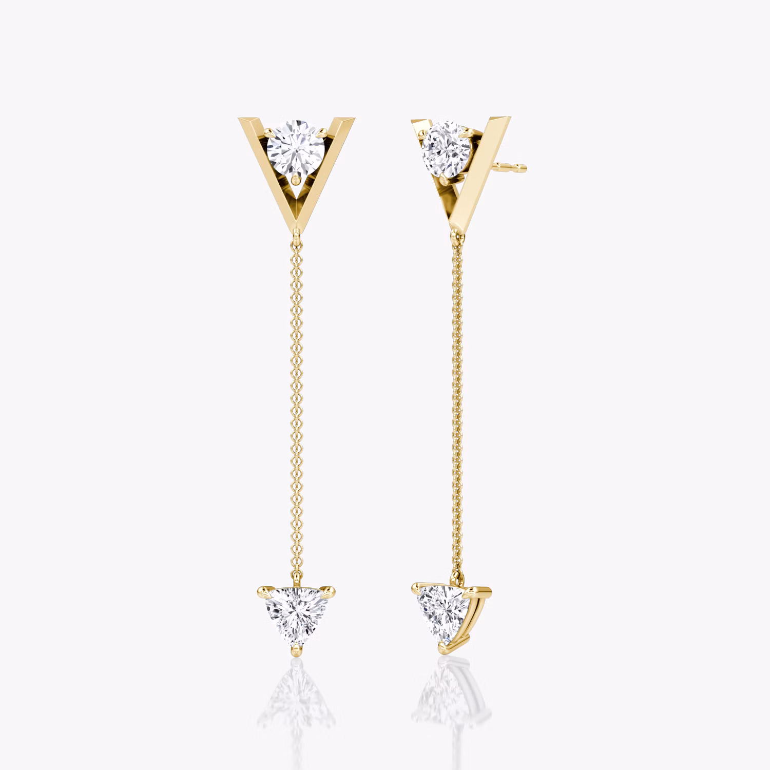 VRAI V Duo Dangle Ohrring