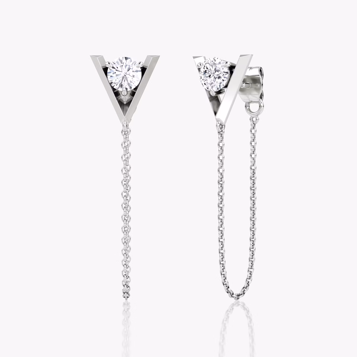 VRAI V Linked Earring