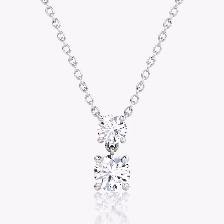 Mostrado con arriba: 0,25 ct | abajo: 0,50 ct