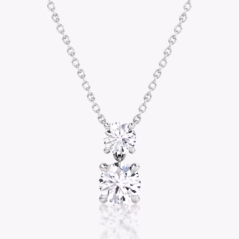 Mostrado con arriba: 0,50 ct | abajo: 1,0 ct