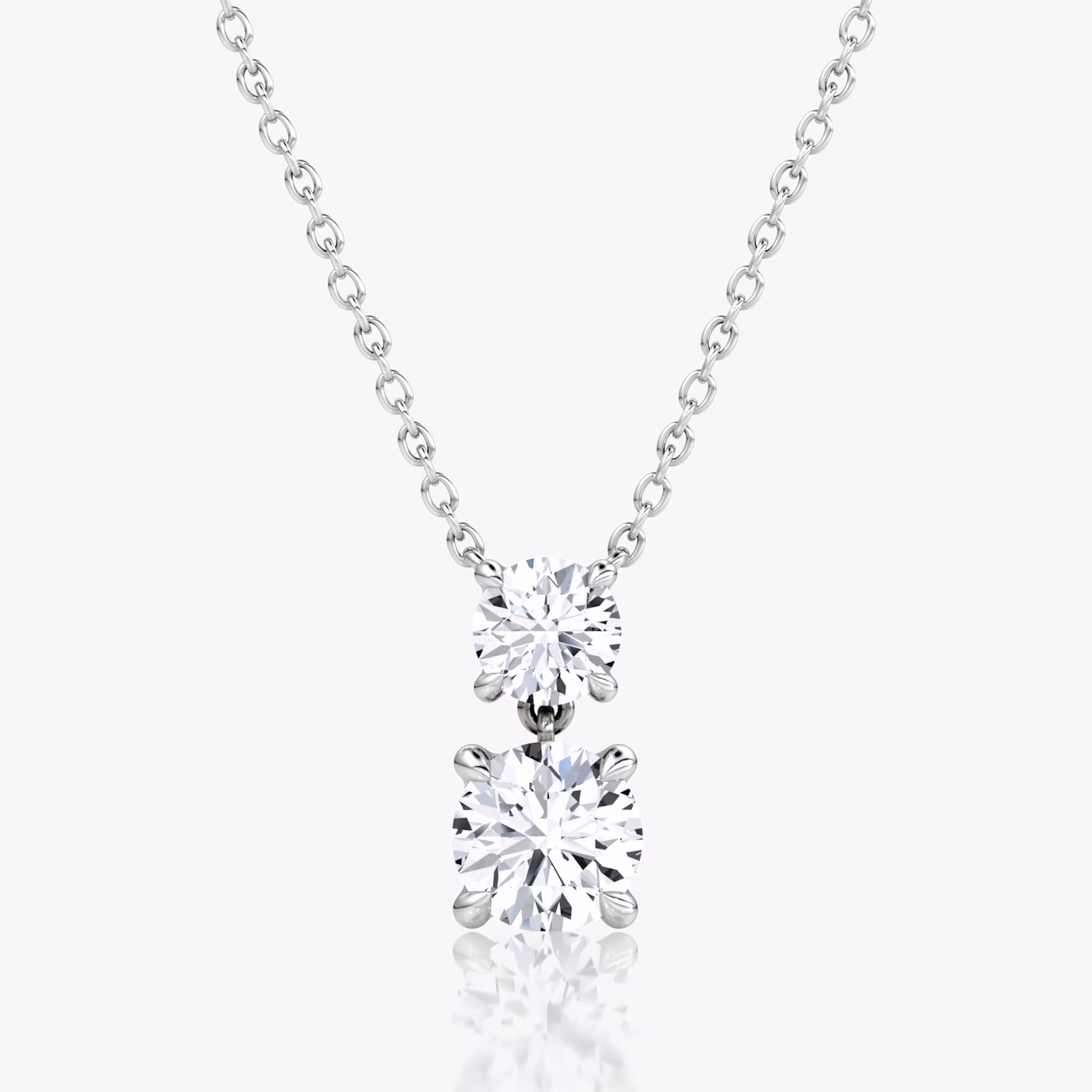 Shown with 0.50ct top and 1.0ct bottom