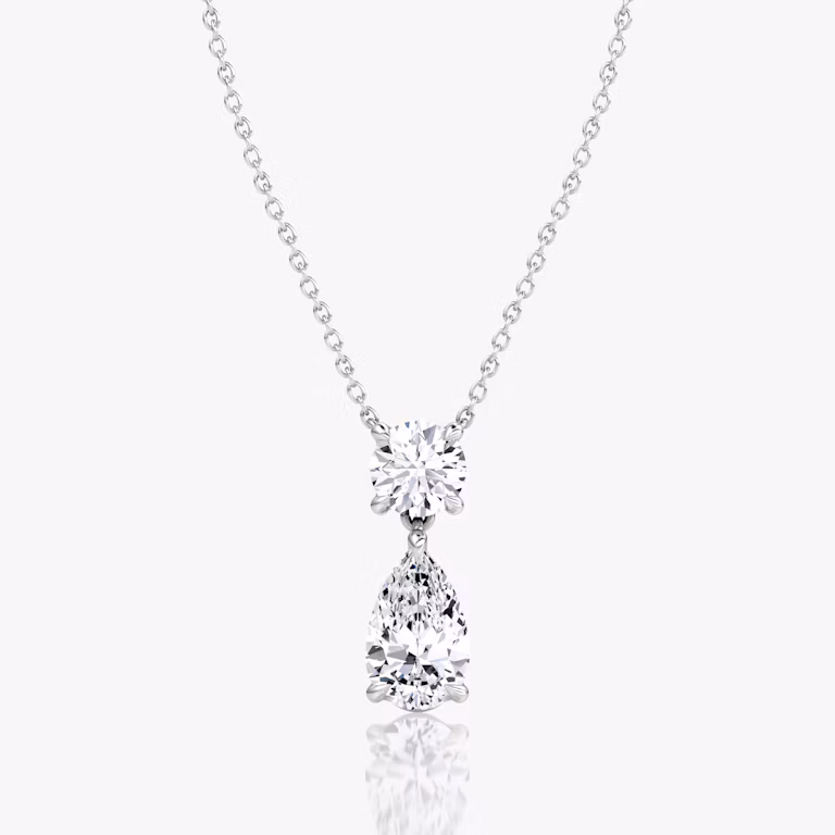 Mostrado con arriba: 1,0 ct | abajo: 2,0 ct