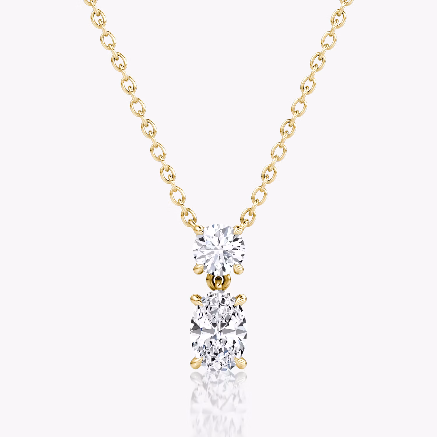 Collar Signature Duo Drop | Oval