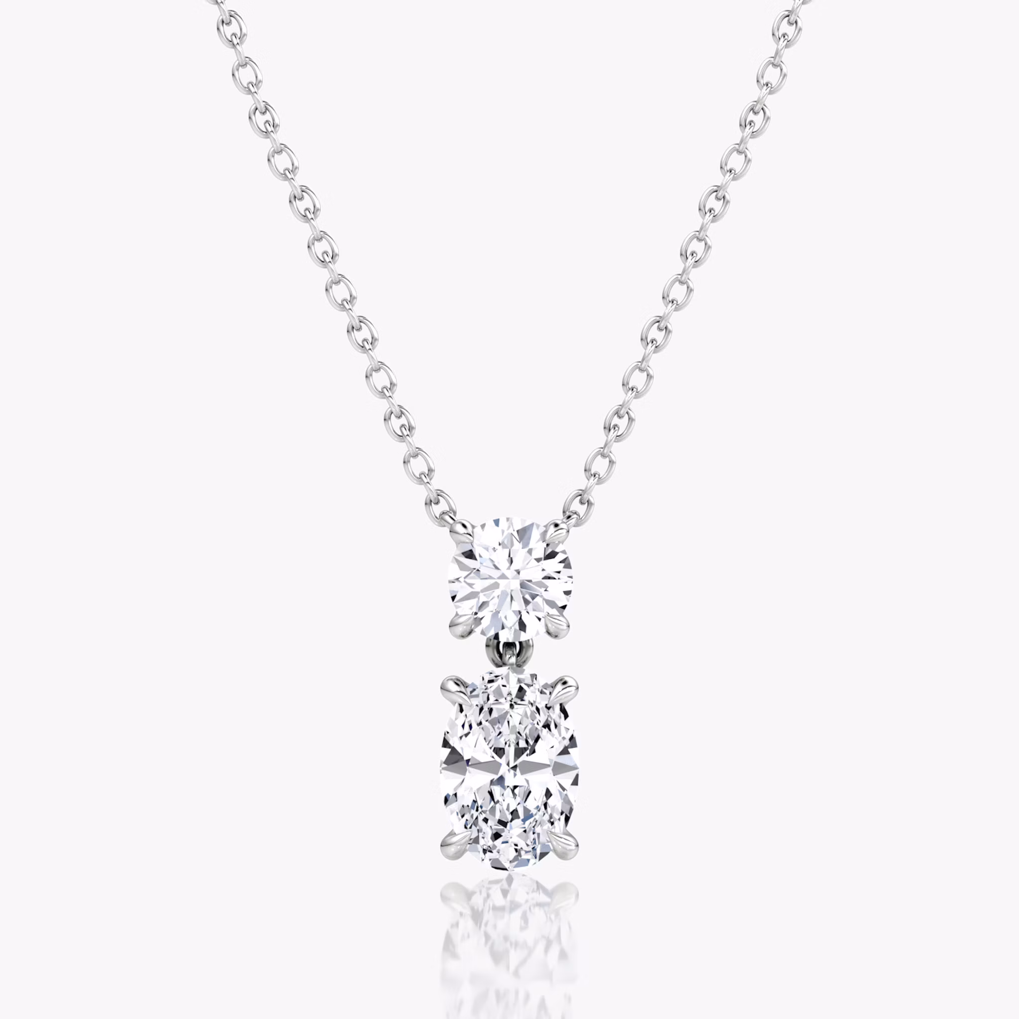 Shown with 0.50ct top and 1.0ct bottom