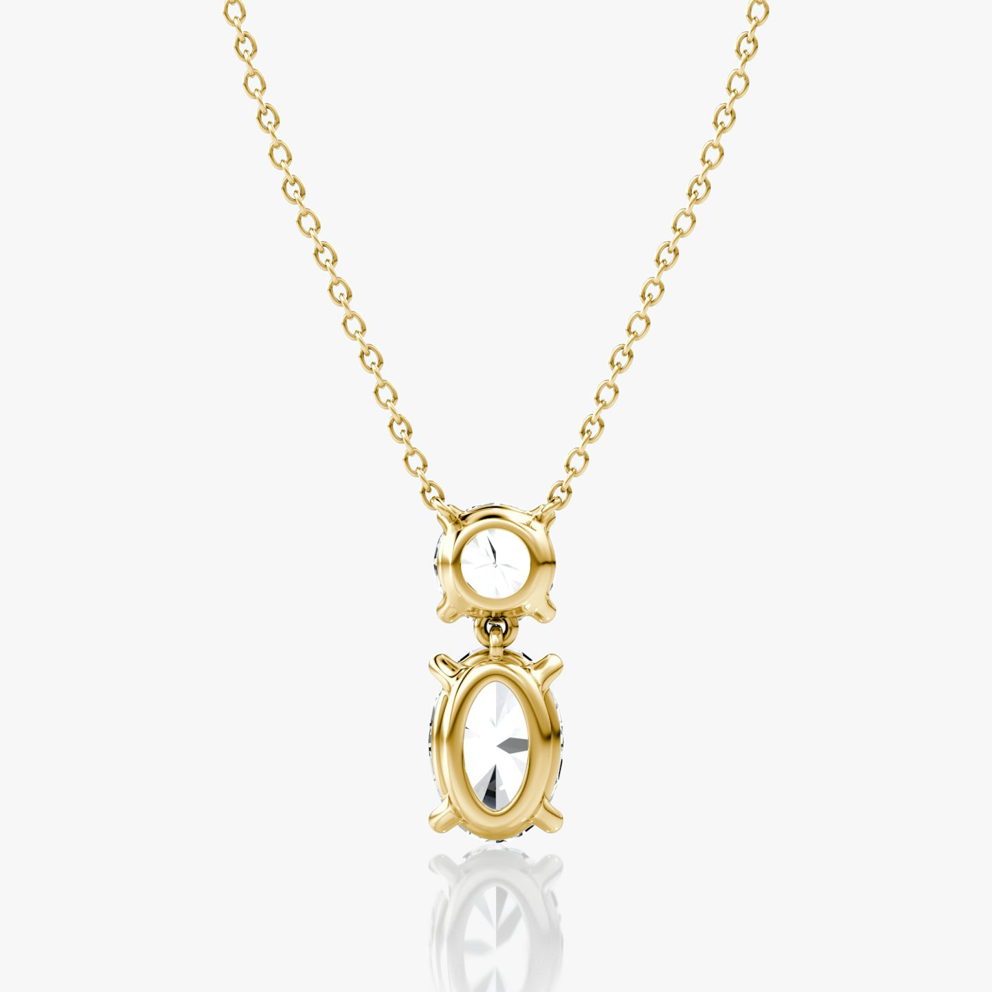 undefined | Round Brilliant and Oval | 14k | Yellow Gold | caratWeight: 3ct