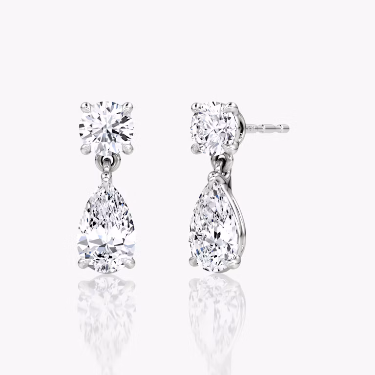Abgebildet mit oben: 0,25 ct | unten: 0,50 ct