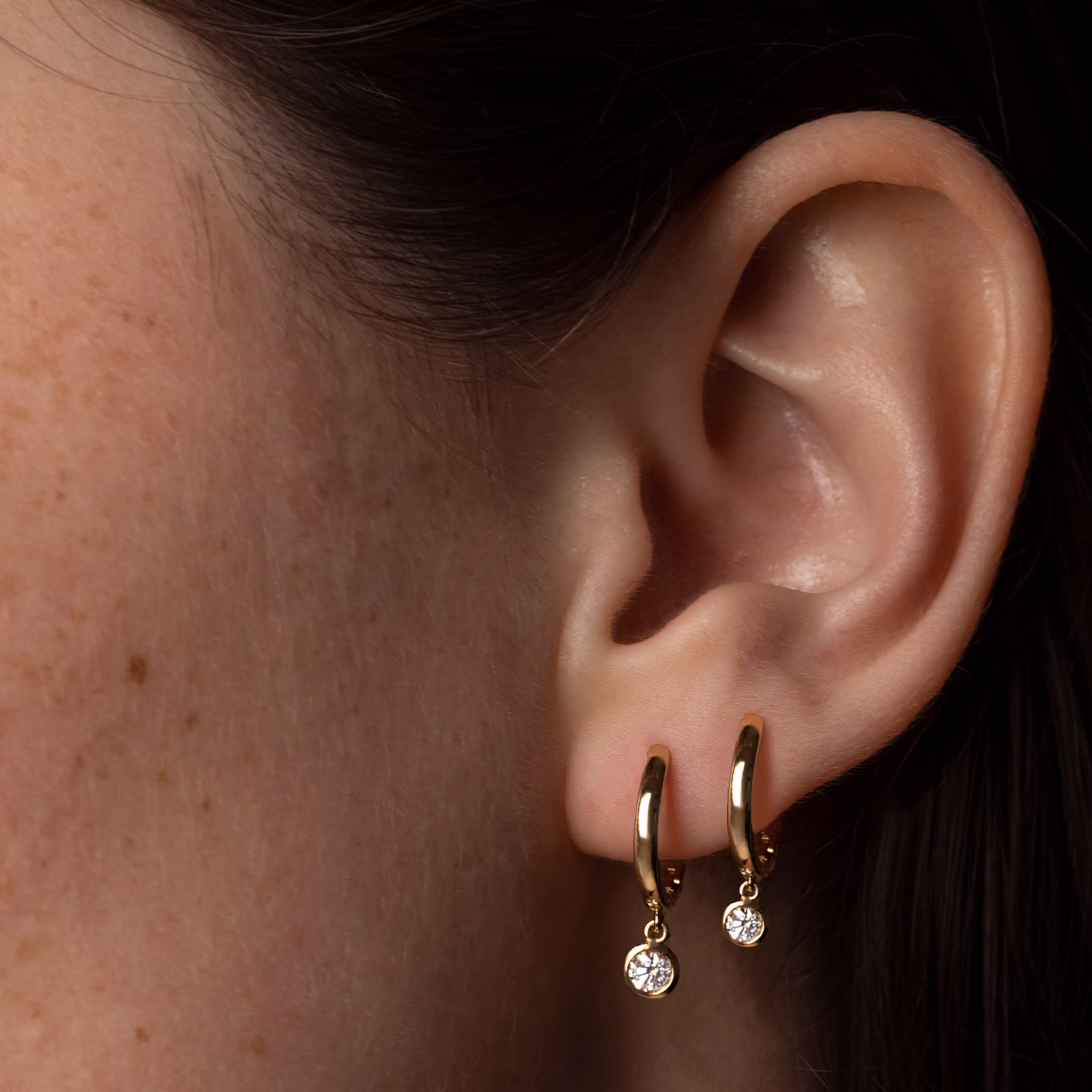 Shown with 1/4ct and 1/10ct